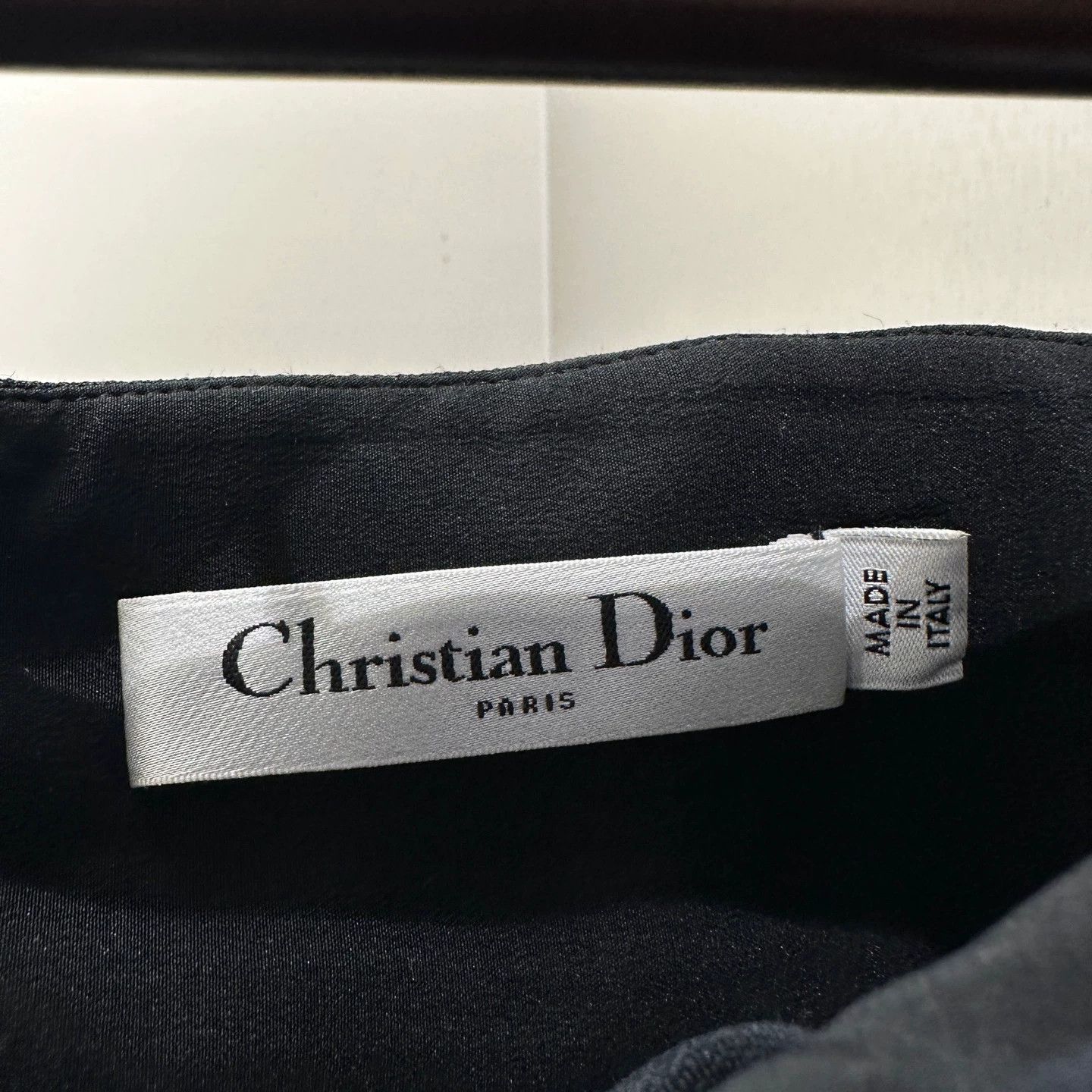 Christian Dior Monsieur CHRISTIAN DIOR apr714 high-waist tie wool skirt Size 38 Size 27" / US 4 / IT 40 - 3 Thumbnail
