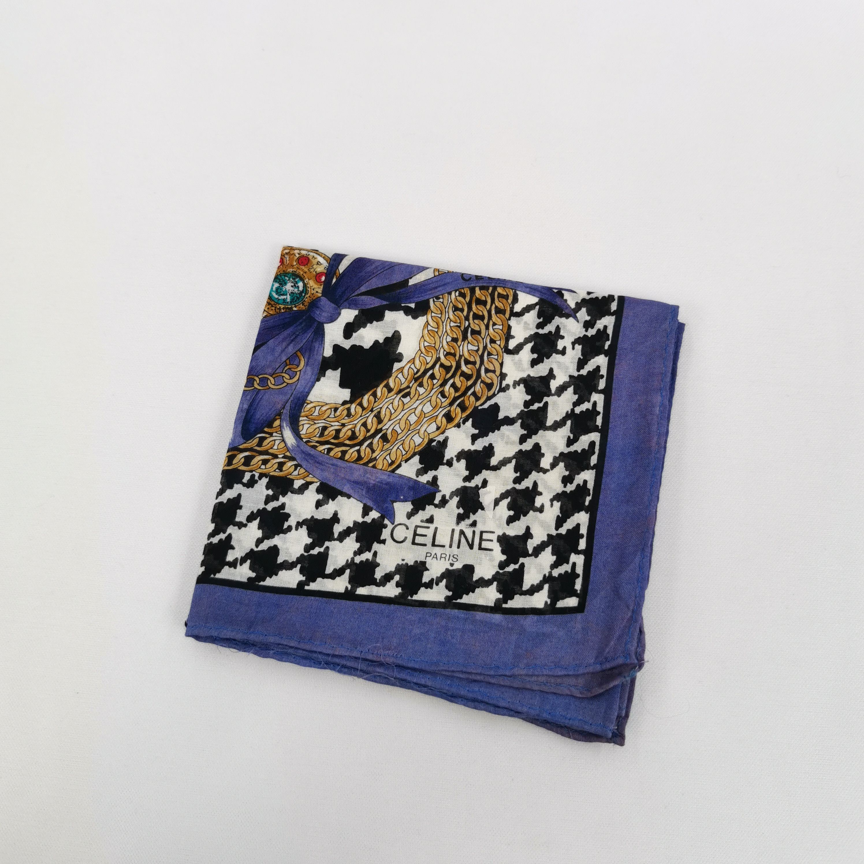 Celine Vintage Celine Handkerchief Neckerchief Bandana Size ONE SIZE - 4 Thumbnail
