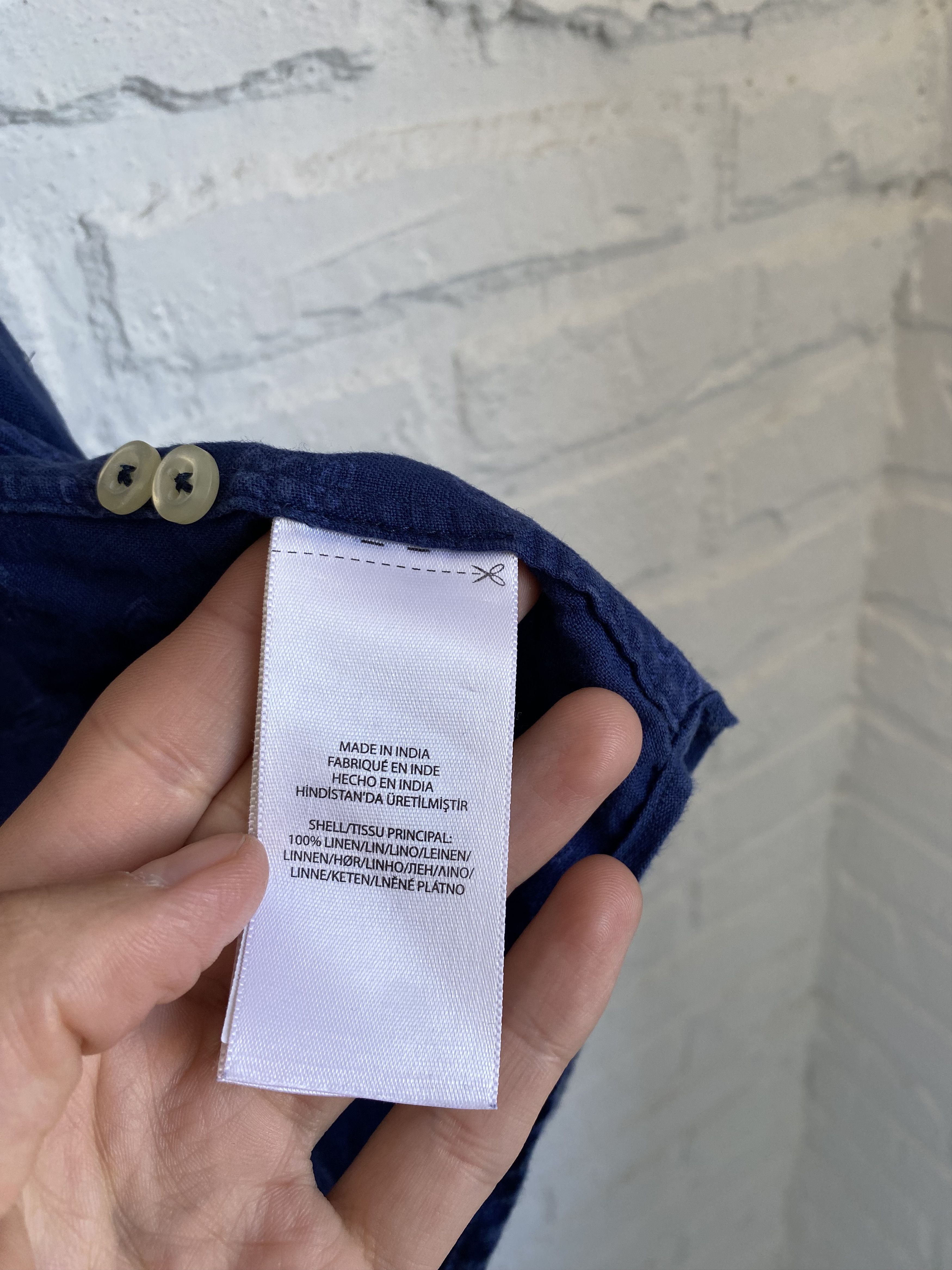 Polo Ralph Lauren × Ralph Lauren Polo Ralph Lauren monogram linen shirt Size US S / EU 44-46 / 1 - 3 Thumbnail