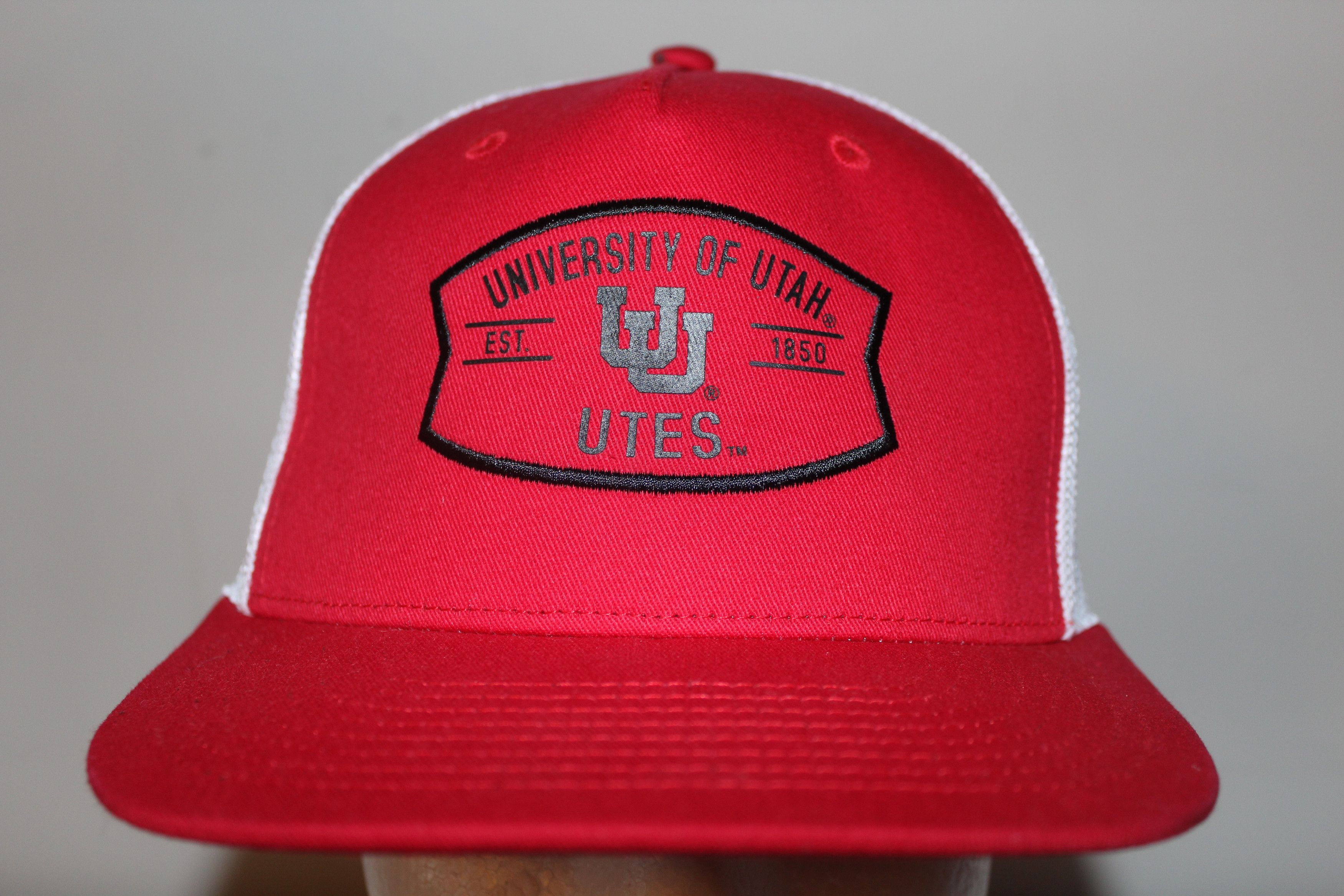 Other University of Utah Utes Red/White Trucker Hat Snapback Mesh Size ONE SIZE - 2 Thumbnail