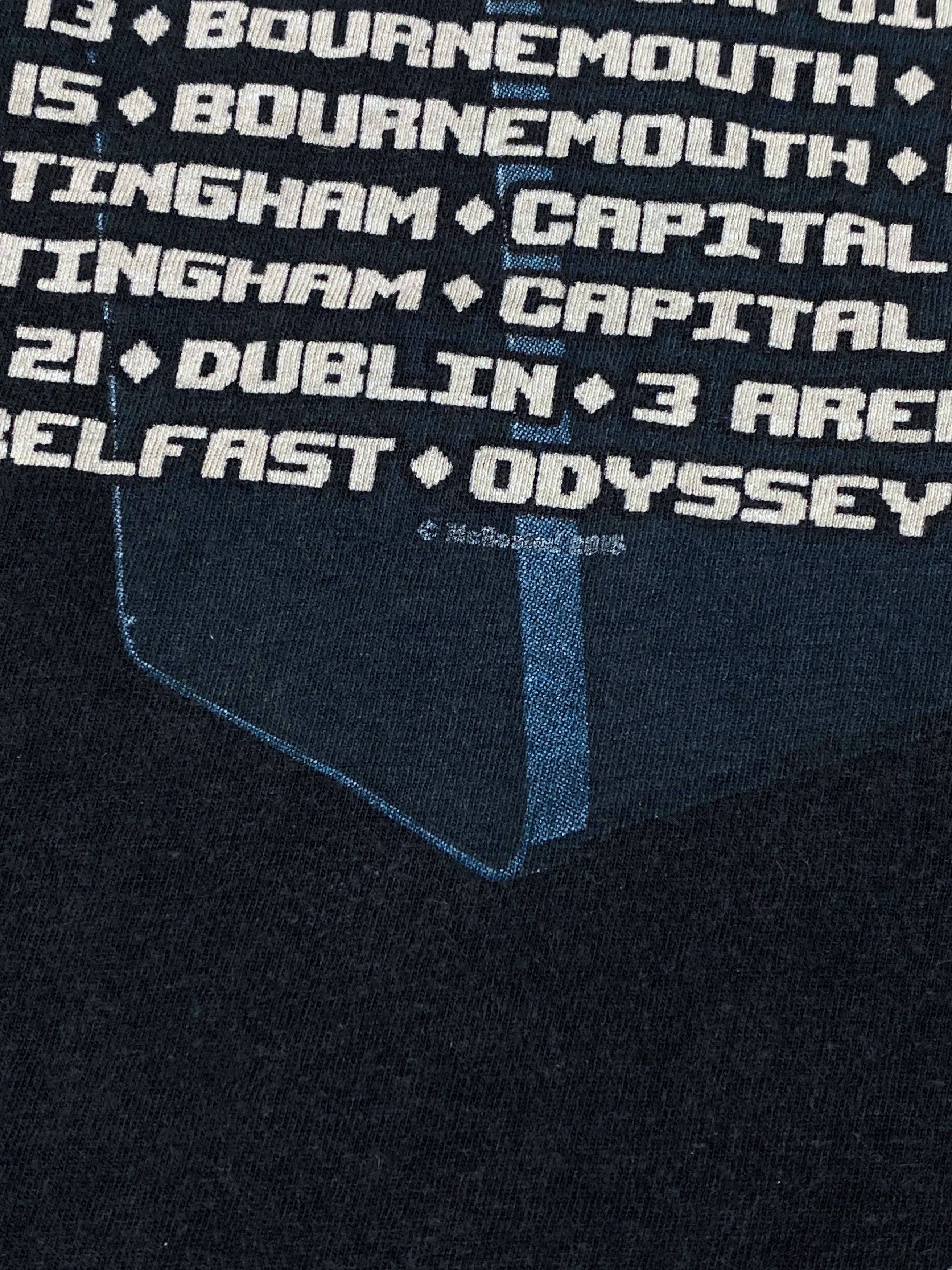 Band Tees Vintage MC BUSTED' S Most Excelent Tour Black Faded Tee M641 Size US M / EU 48-50 / 2 - 8 Thumbnail