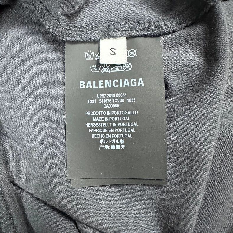 Balenciaga Balenciaga Electro-optic purple band T-shirt portrait shor Size US S / EU 44-46 / 1 - 5 Thumbnail