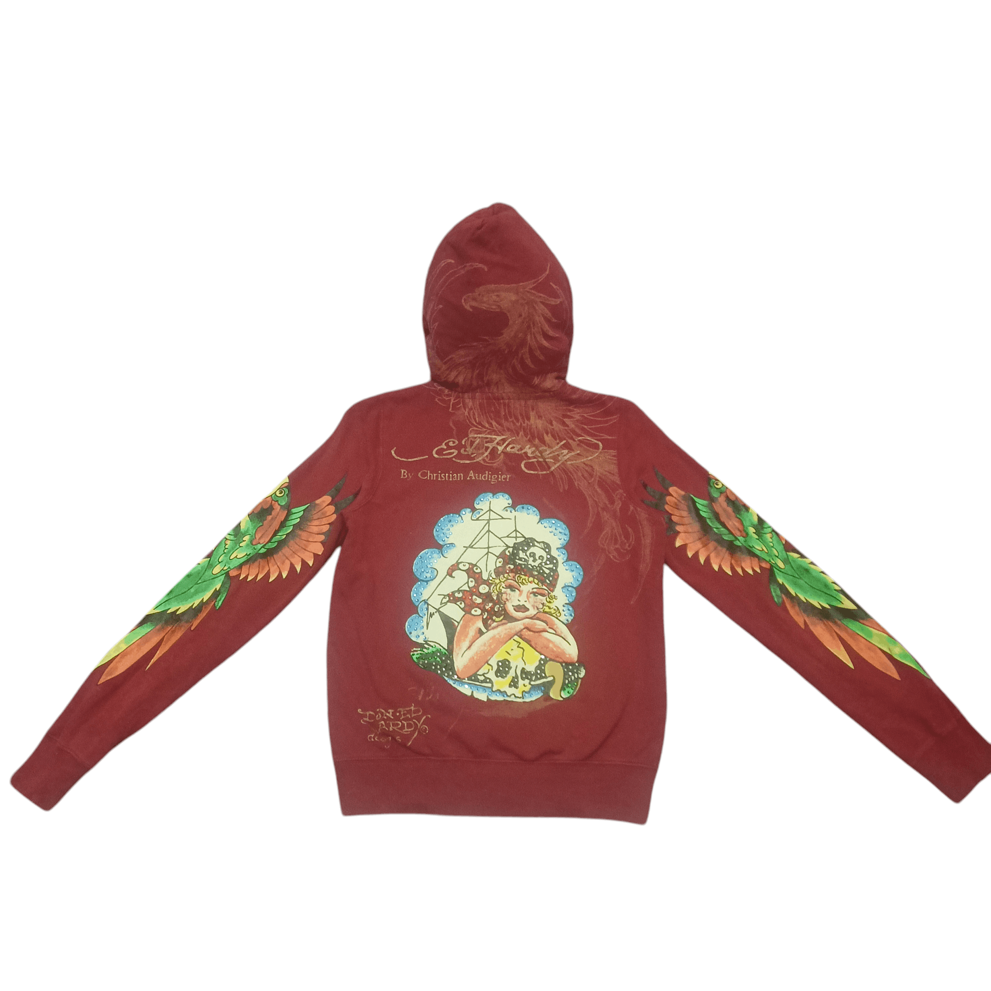 Ed Hardy Ed Hardy By Christian Audigier Hoodie Zipper Full Printed Size US XS / EU 42 / 0 - 1 Thumbnail
