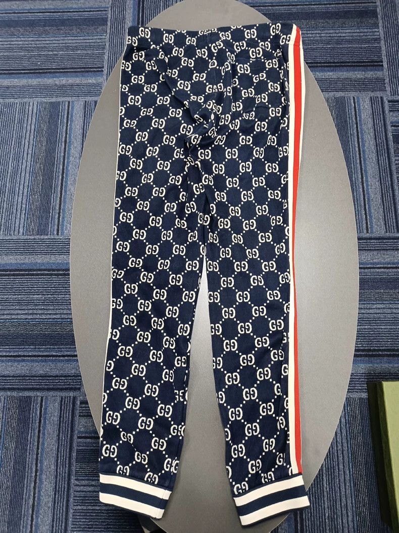 Gucci Gucci Size L Full printed side striped casual pants 2504-N Size US 29 - 2 Thumbnail