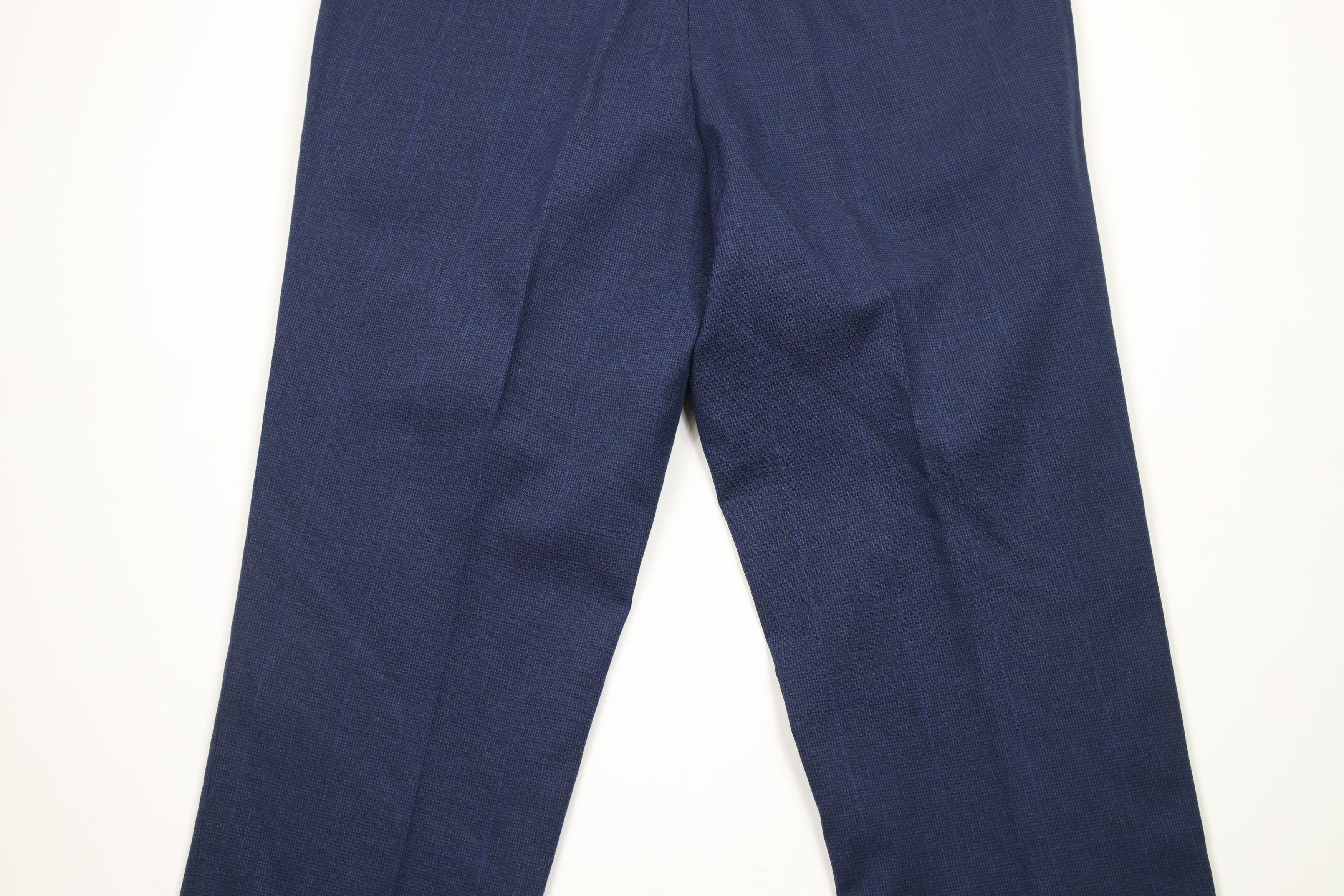 Brooks Brothers × Vintage Brooks Brothers Chino Clark Houndstooth Dress Pants Blue Size US 38 / EU 54 - 10 Thumbnail