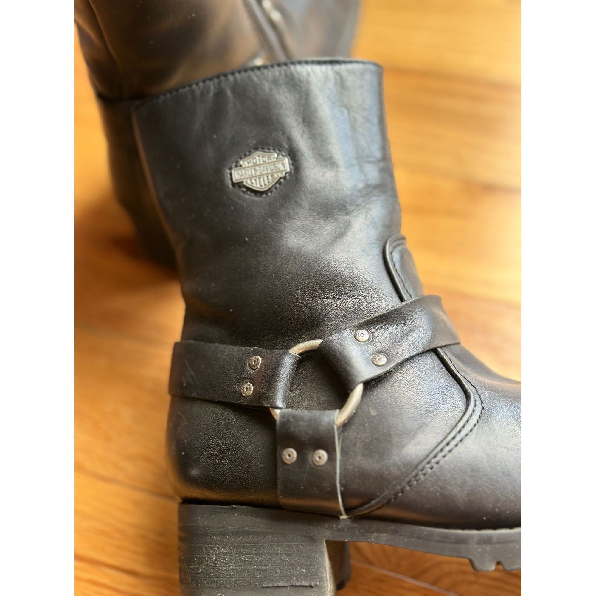 Harley Davidson WOMEN'S HOWELL 7" HARNESS WATERPROOF RIDING BOOTS 9.5 WOMENS Size US 9.5 / EU 42-43 - 6 Thumbnail
