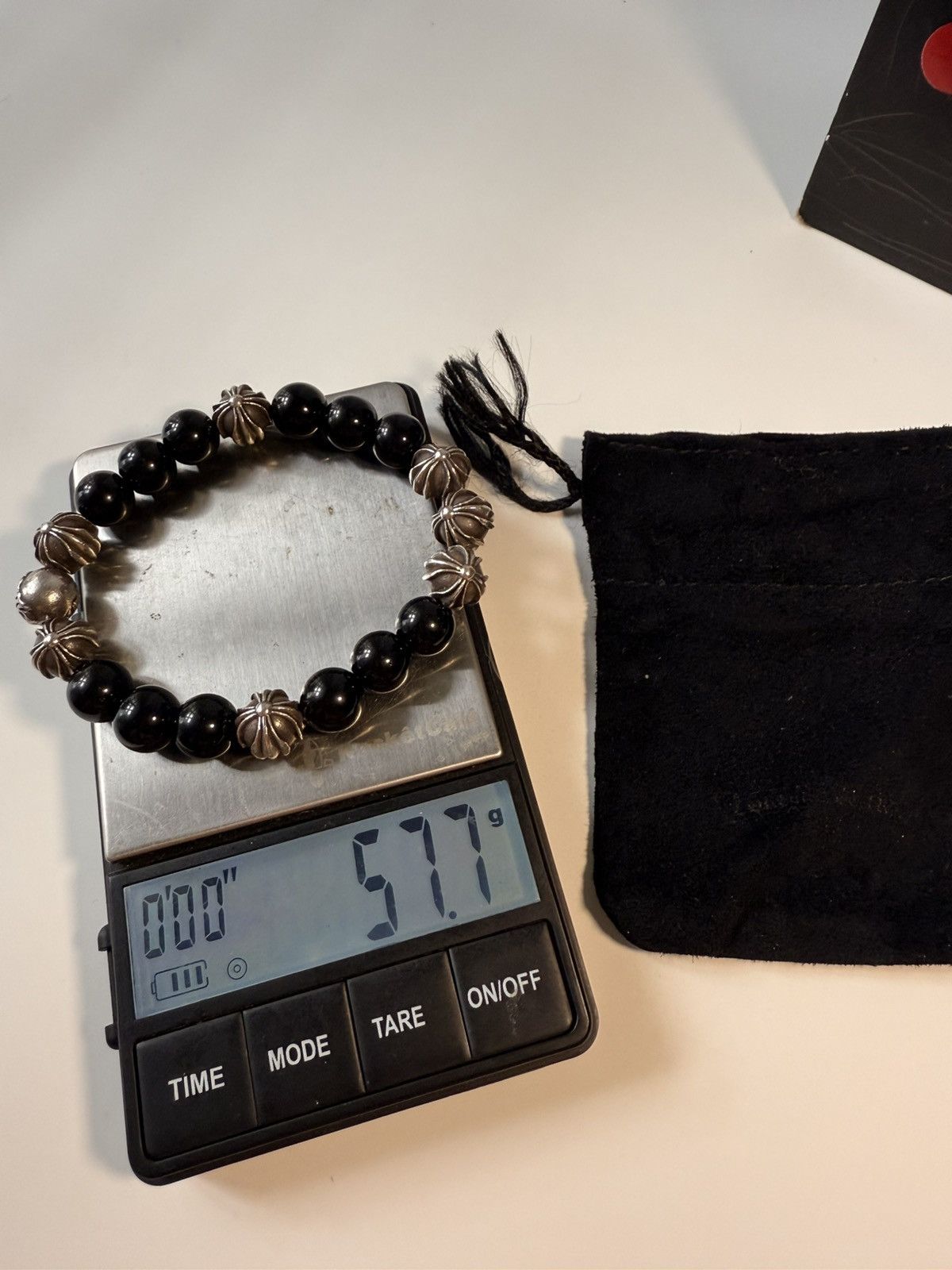 Chrome Hearts Chrome hearts onyx 10mm beads bracelet Size ONE SIZE - 12 Thumbnail