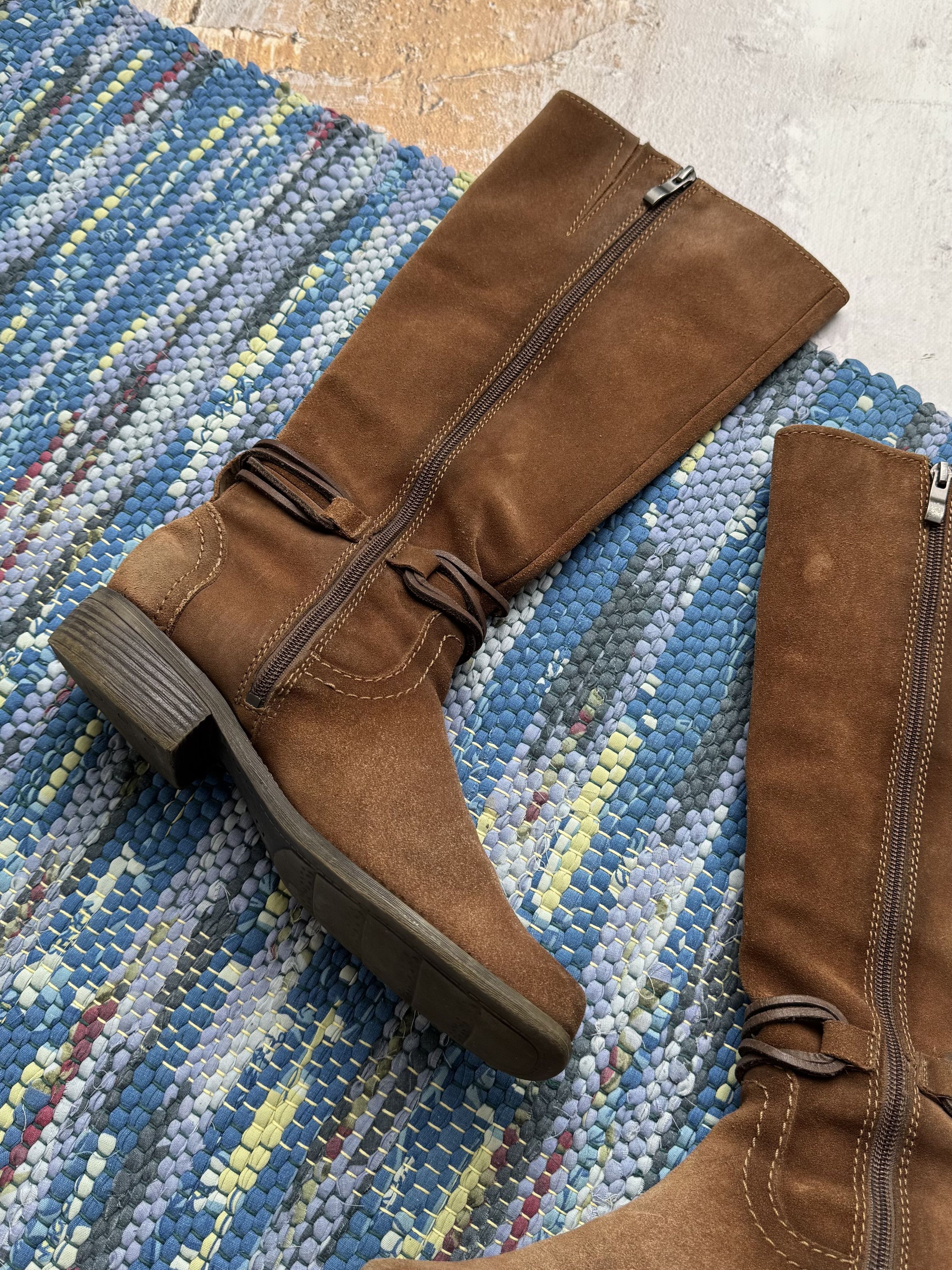 Vintage Vintage Leather Boots With Ropes A8(V1)D15 Size US 9 / IT 39 - 5 Thumbnail