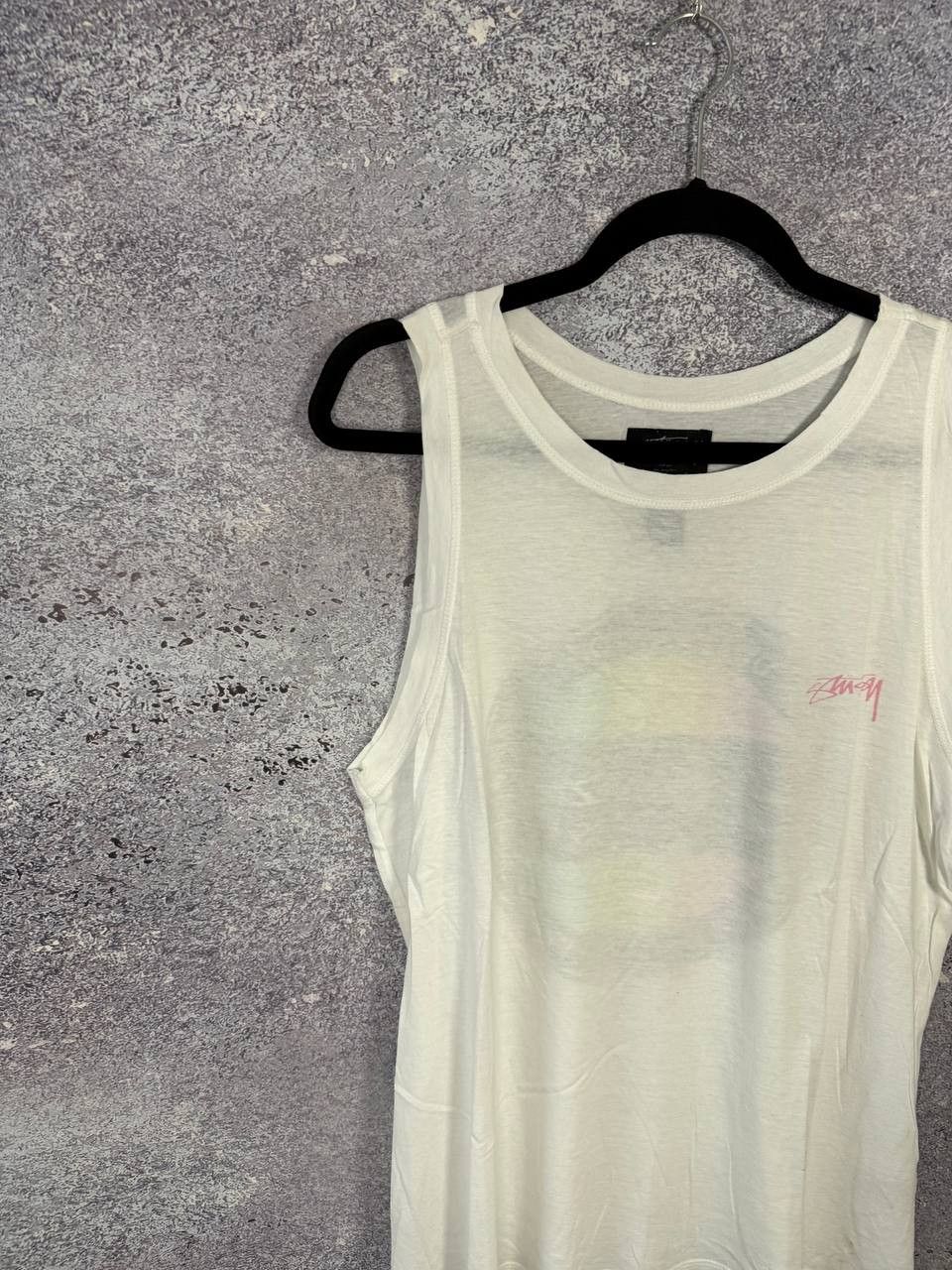 Stussy × Vintage Vintage Stussy Sleeveless Big Logo y2k Medium Size US M / EU 48-50 / 2 - 3 Thumbnail