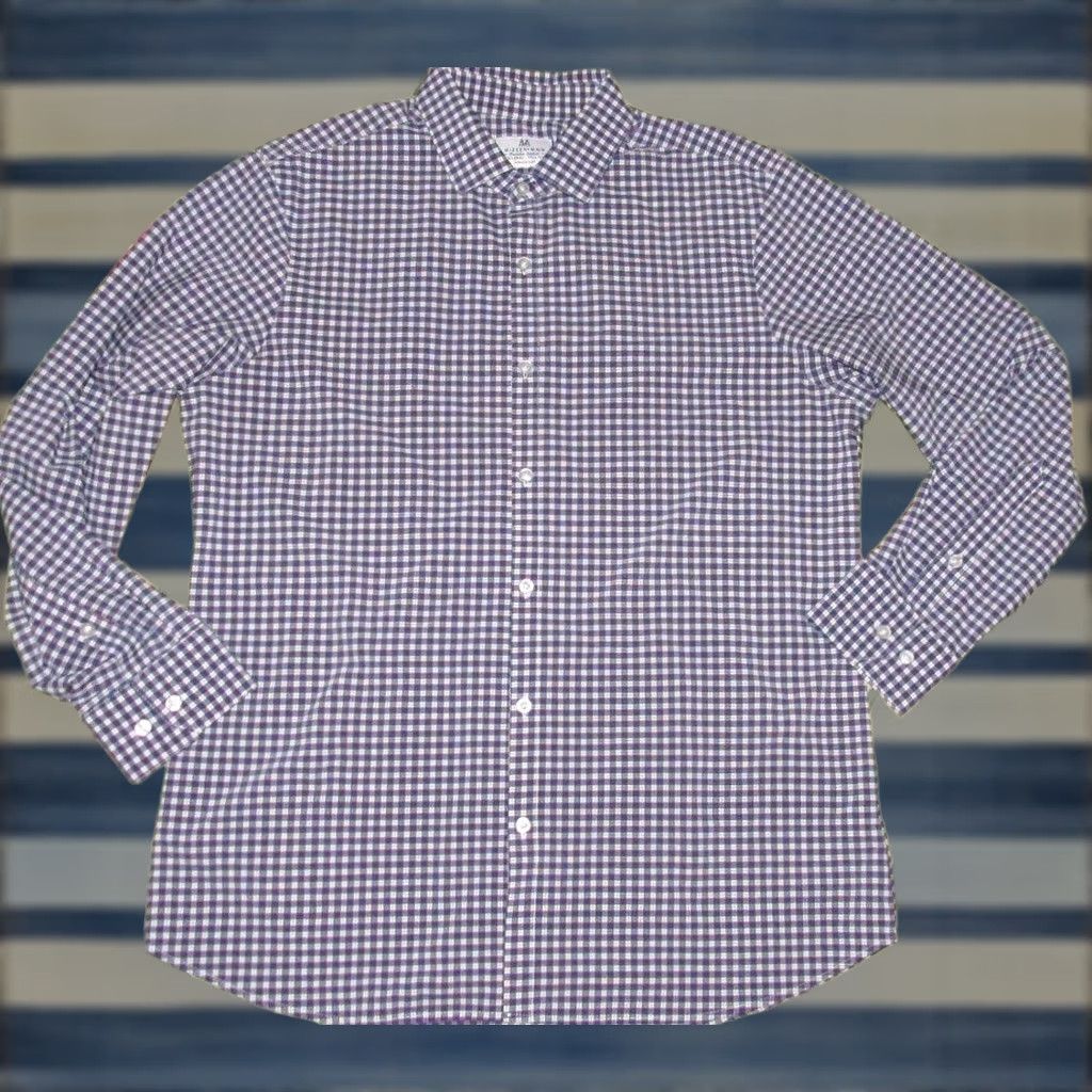 Mizzen+Main MIZZEN & MAIN Blue Red Plaid Longsleeve Button Down Shirt Trim Fit XXL Men Regular Large Blue Plaid Longsleeve Button-Up Shirt Mens XXL Size US XXL / EU 58 / 5 - 1 Thumbnail