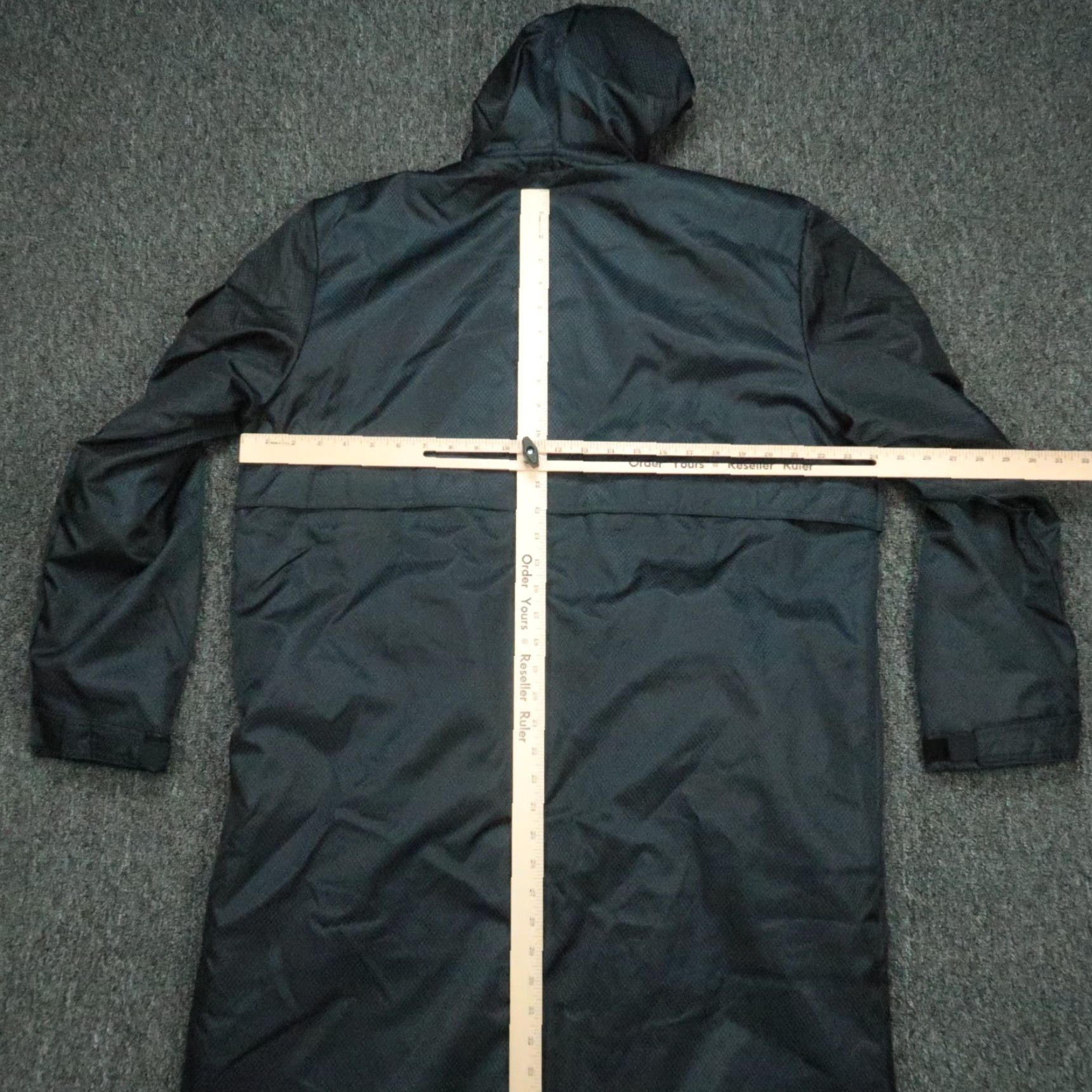 Adoretex Jacket Adult Small Blue Parka Full Zip Hooded Pockets