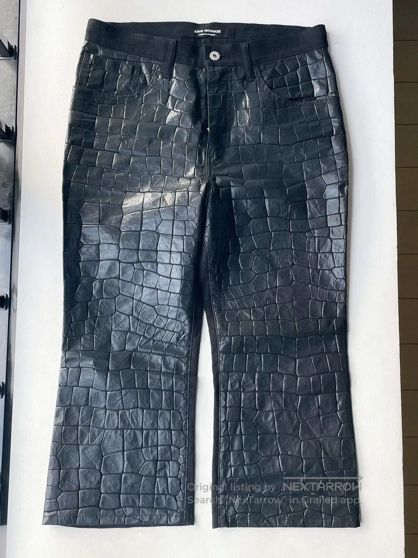Junya Watanabe junya watanabe snake print wide leg pants. Size US 27 - 1 Thumbnail