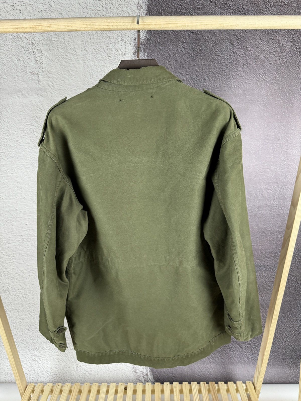 Vintage Vtg✅80’s Dutch Nethelands Army KL Seyntex Green Jacket Size US L / EU 52-54 / 3 - 15 Thumbnail