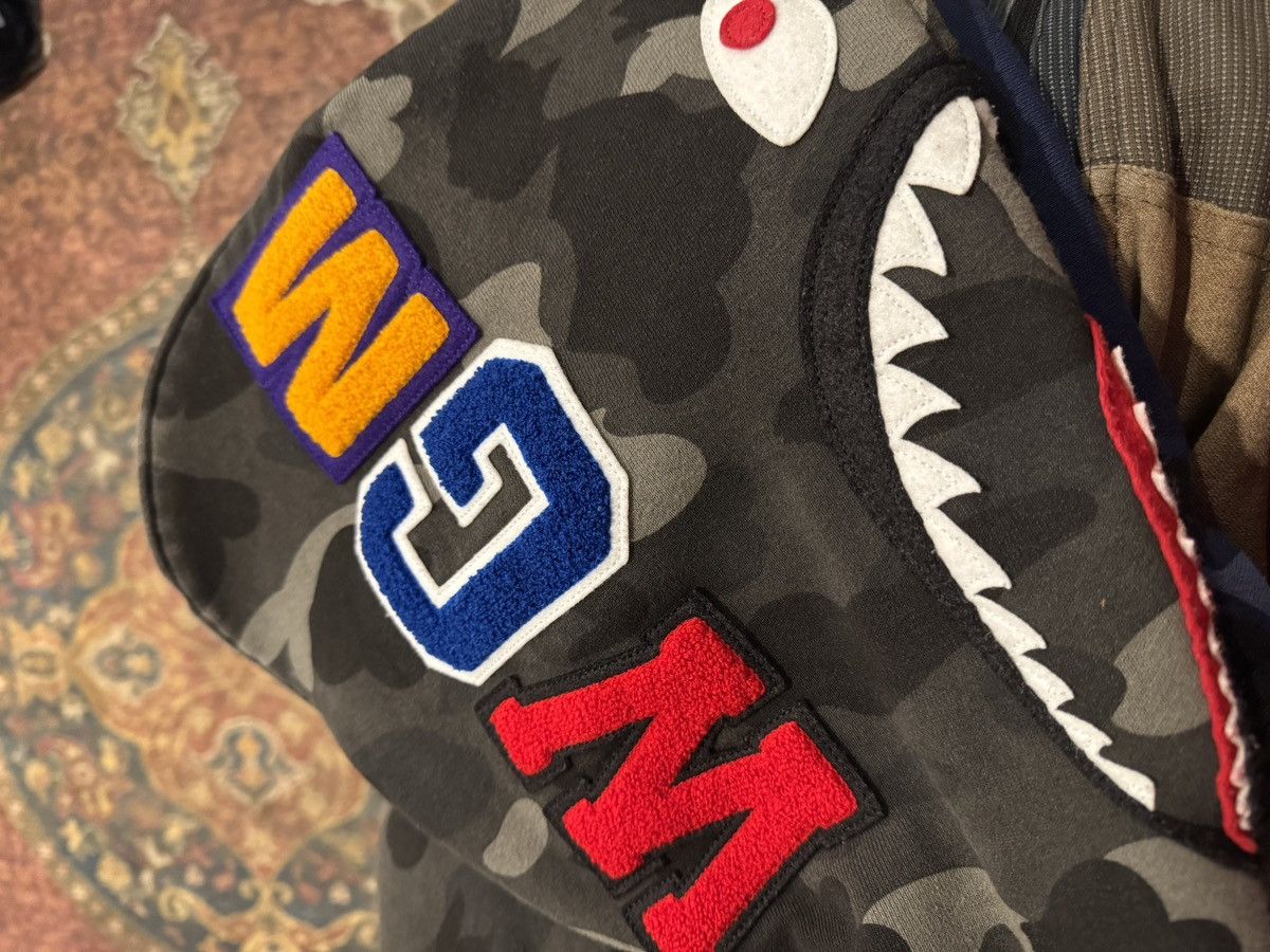 Bape BATHING APE BAPE SHARK CAMO DOCKING HOODIE Size US L / EU 52-54 / 3 - 5 Thumbnail