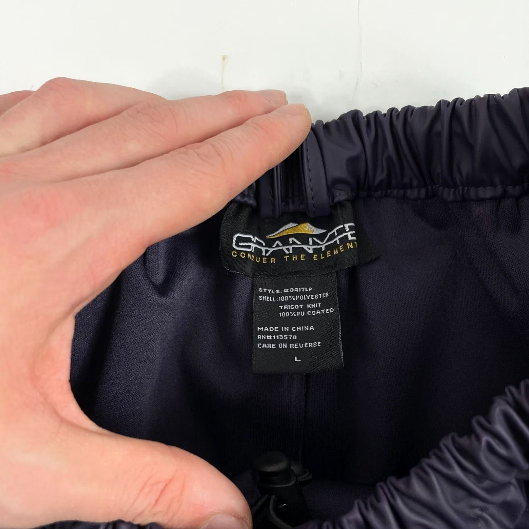 Rains Granyte Pants Mens Large Purple StormGear Waterproof Rain Hiking Outdoors Category: Pants Size US 33 - 7 Thumbnail