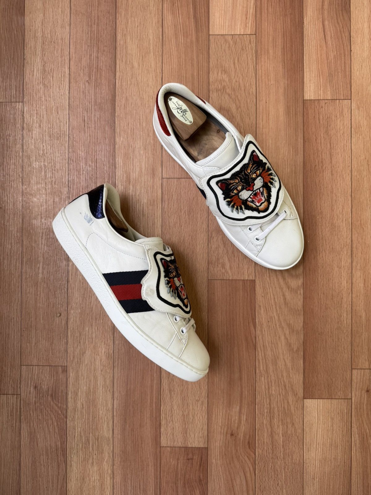 Gucci Gucci Tiger patch Sneakers Size US 8 / EU 41 - 4 Thumbnail