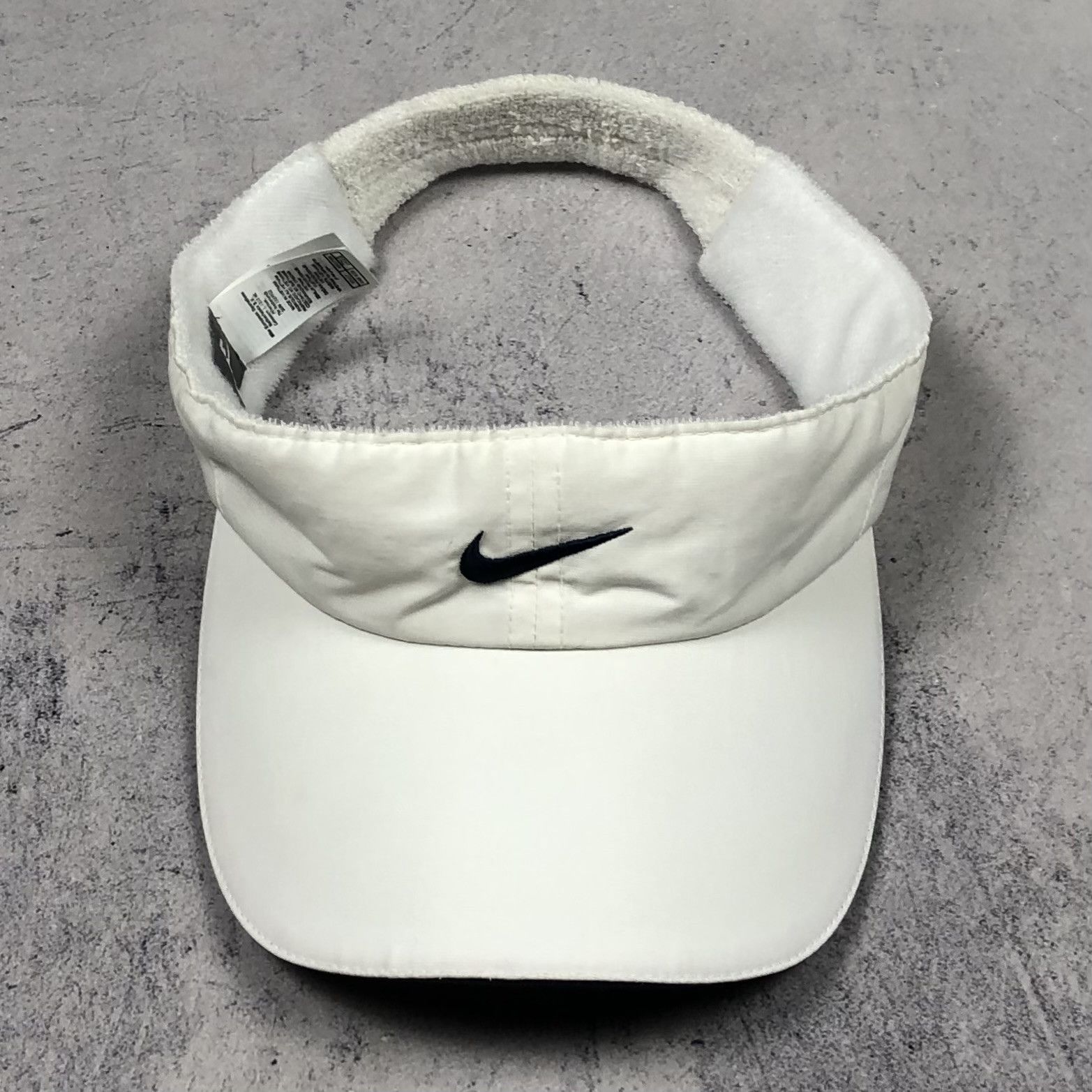 Nike Y2K Nike Swoosh Visor Cap Size ONE SIZE - 2 Thumbnail