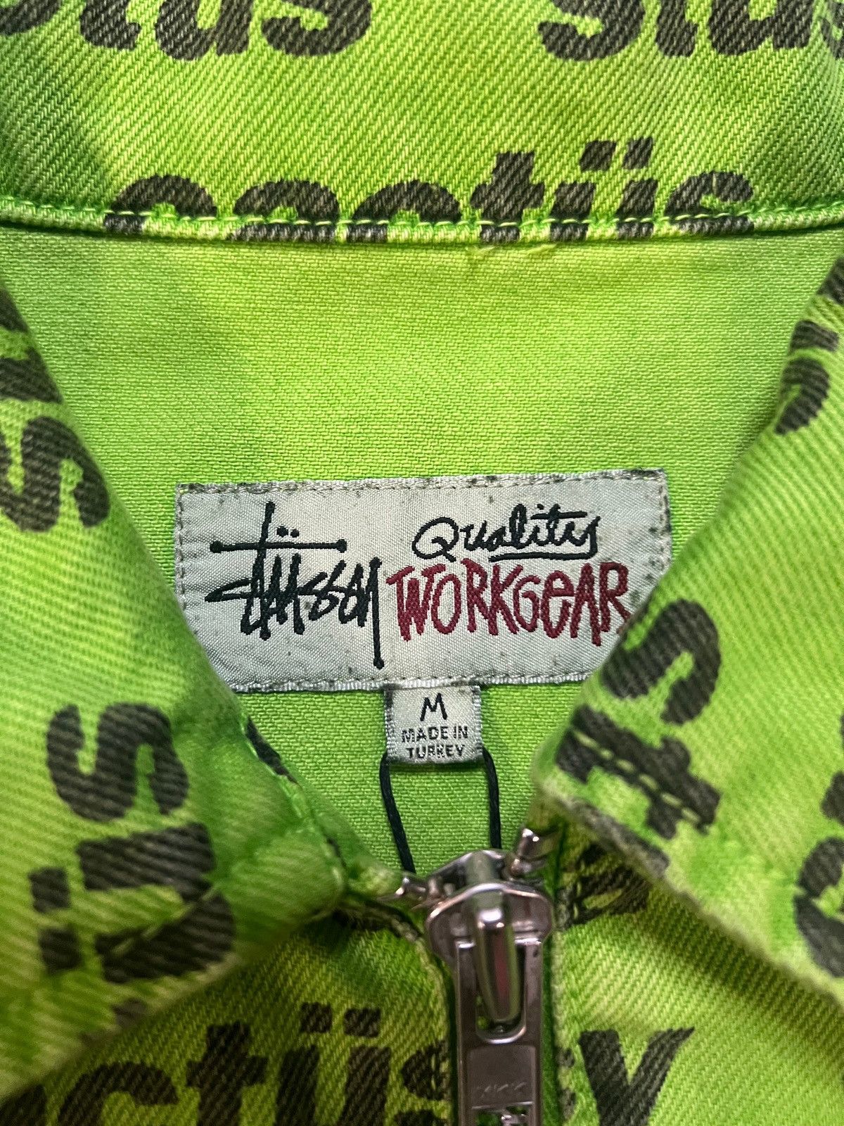 Cactus Plant Flea Market × Stussy Stussy X CPFM Zip up work jacket Size US M / EU 48-50 / 2 - 3 Thumbnail