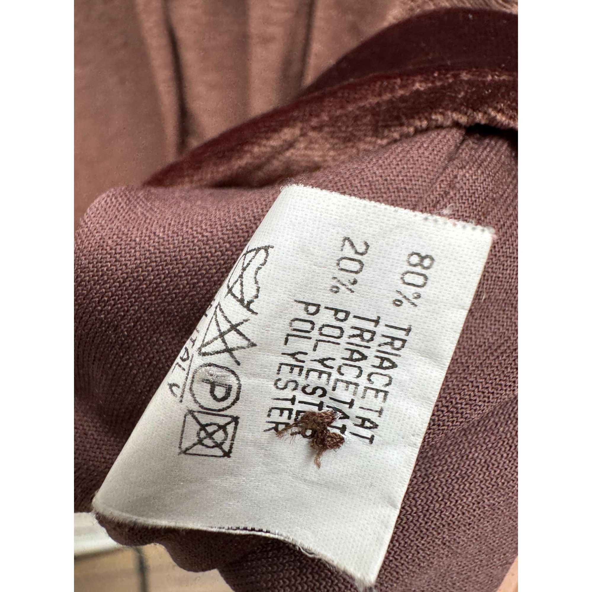 Jil Sander Brown Velvet Shirt Size S / US 4 / IT 40 - 5 Thumbnail