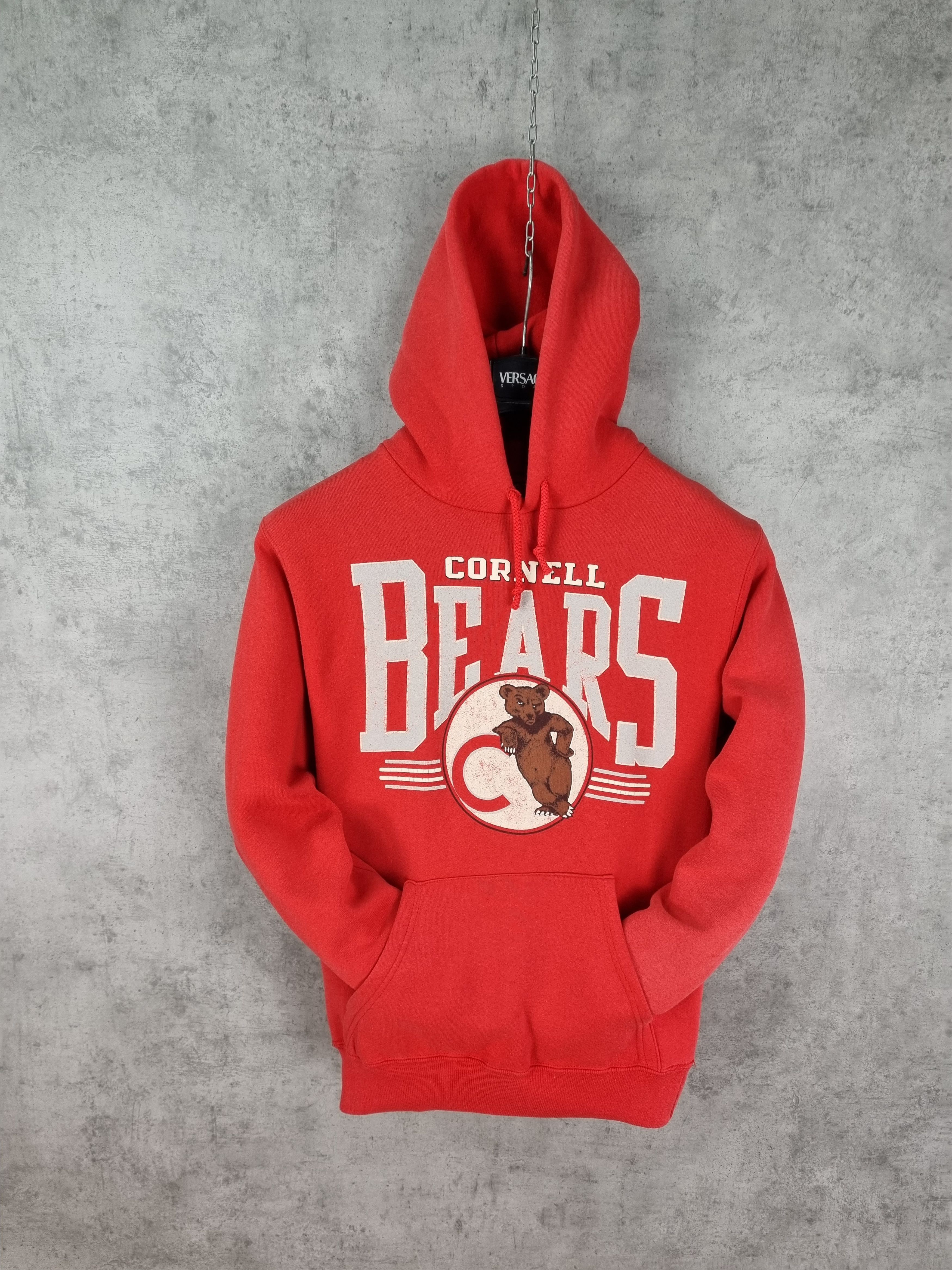Sports Specialties × Vintage 90s Cornell Bears Football Club Faded Vintage Hoodie Size US M / EU 48-50 / 2 - 2 Thumbnail