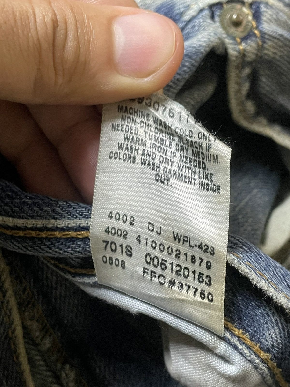 Levi's × Vintage LEVIS STRAUSS & Co 512 Slim Fit Jeans (106) Size US 35 - 8 Thumbnail