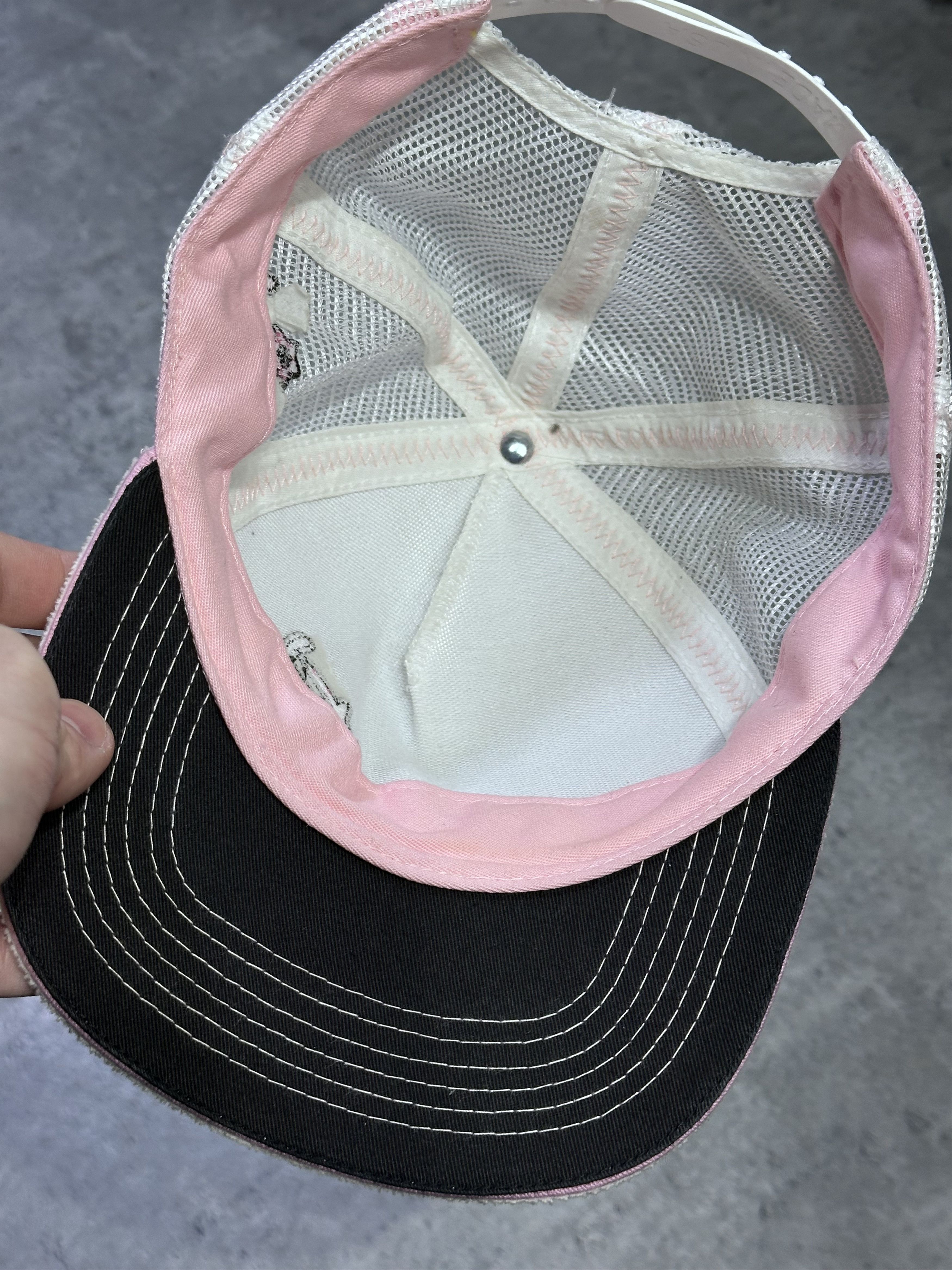 Vintage Flashgirl trucker hat cap white Size ONE SIZE - 4 Thumbnail