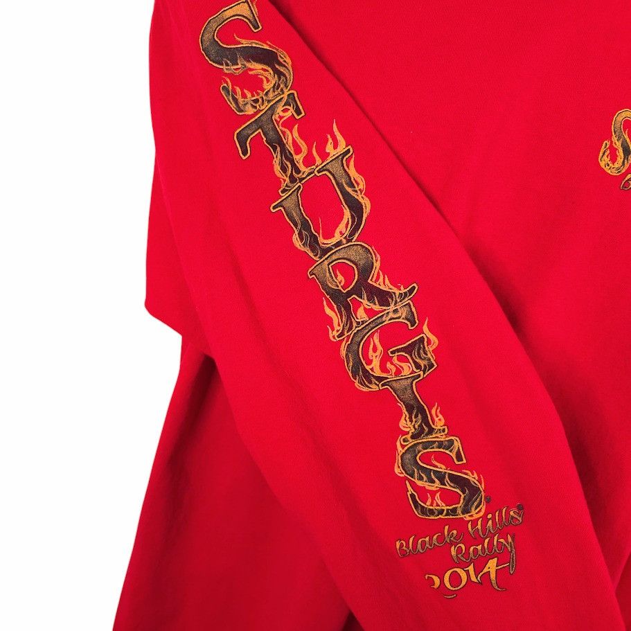 Other Sturgis T Shirt Mens Size XL Red 2014 Black Hills Rally Size US XL / EU 56 / 4 - 5 Thumbnail