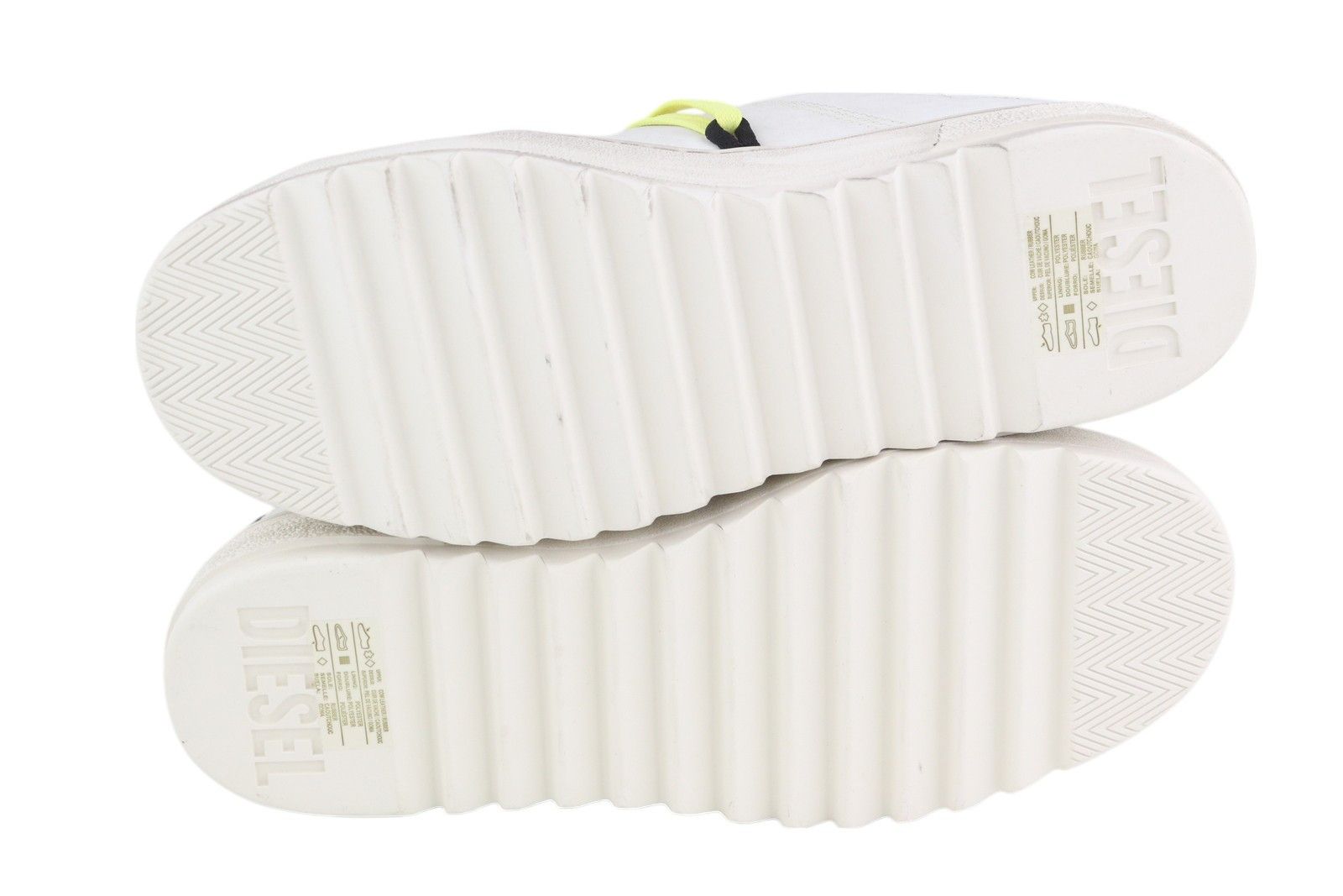 Diesel S-SHIKA LACEUP EU42.5 White Leather Low Top Logo 40833 Size US 9.5 / EU 42-43 - 9 Thumbnail
