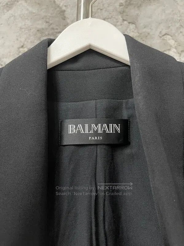 Balmain Balmain Black Double-Breasted Men's Jacket . Size US M / EU 48-50 / 2 - 6 Thumbnail