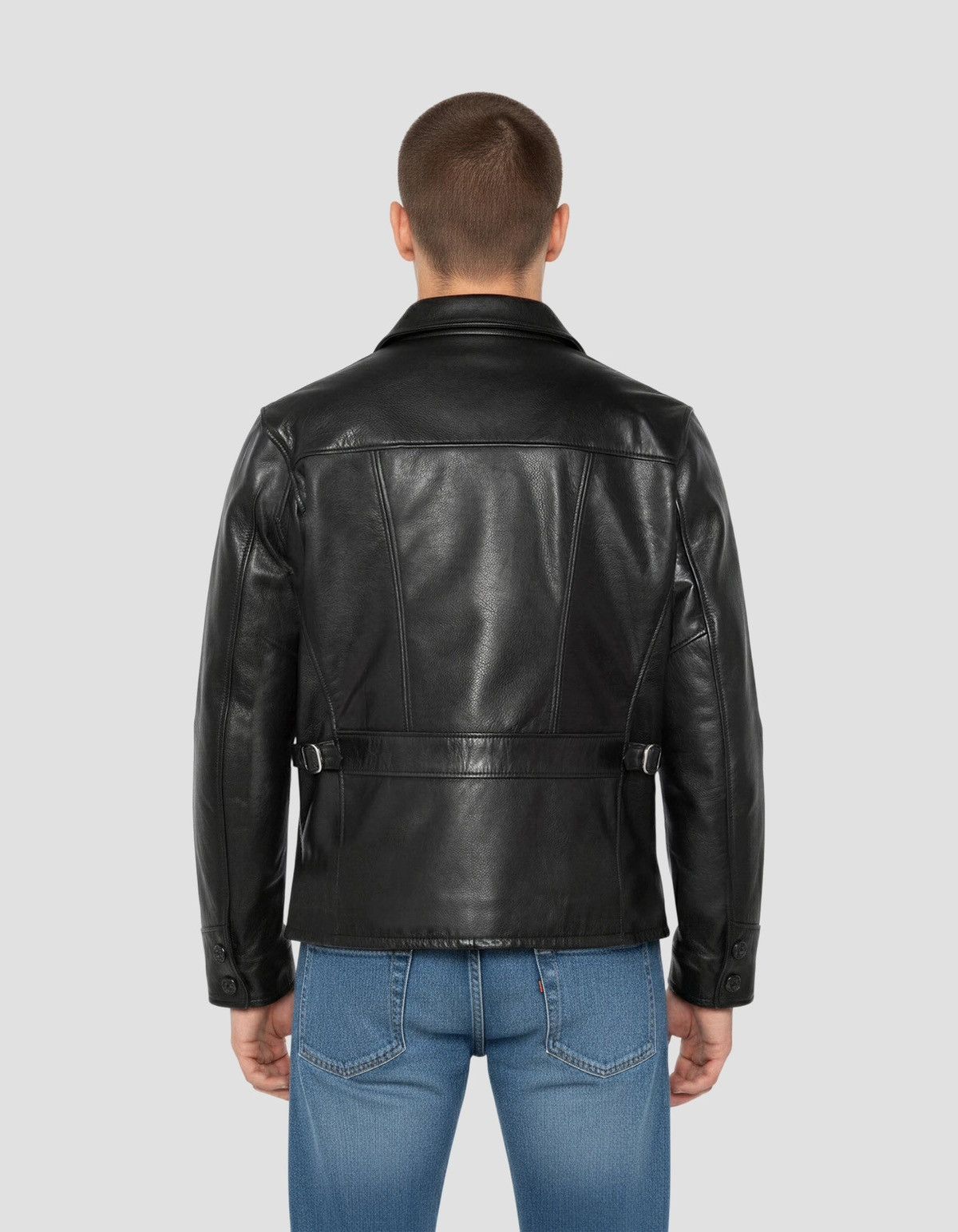 Schott 🖤 Schott NYC Black Leather Jacket Vintage Style Biker Size L Size US L / EU 52-54 / 3 - 6 Thumbnail