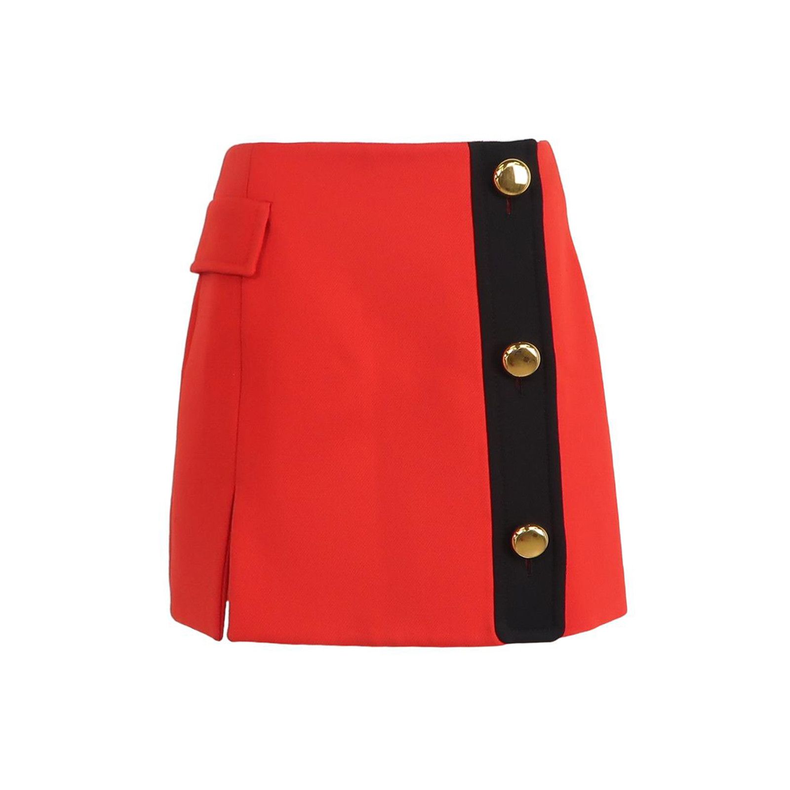 Prada Prada Wool Mini Skirt Size 40 Size 27" / US 4 / IT 40 - 1 Thumbnail