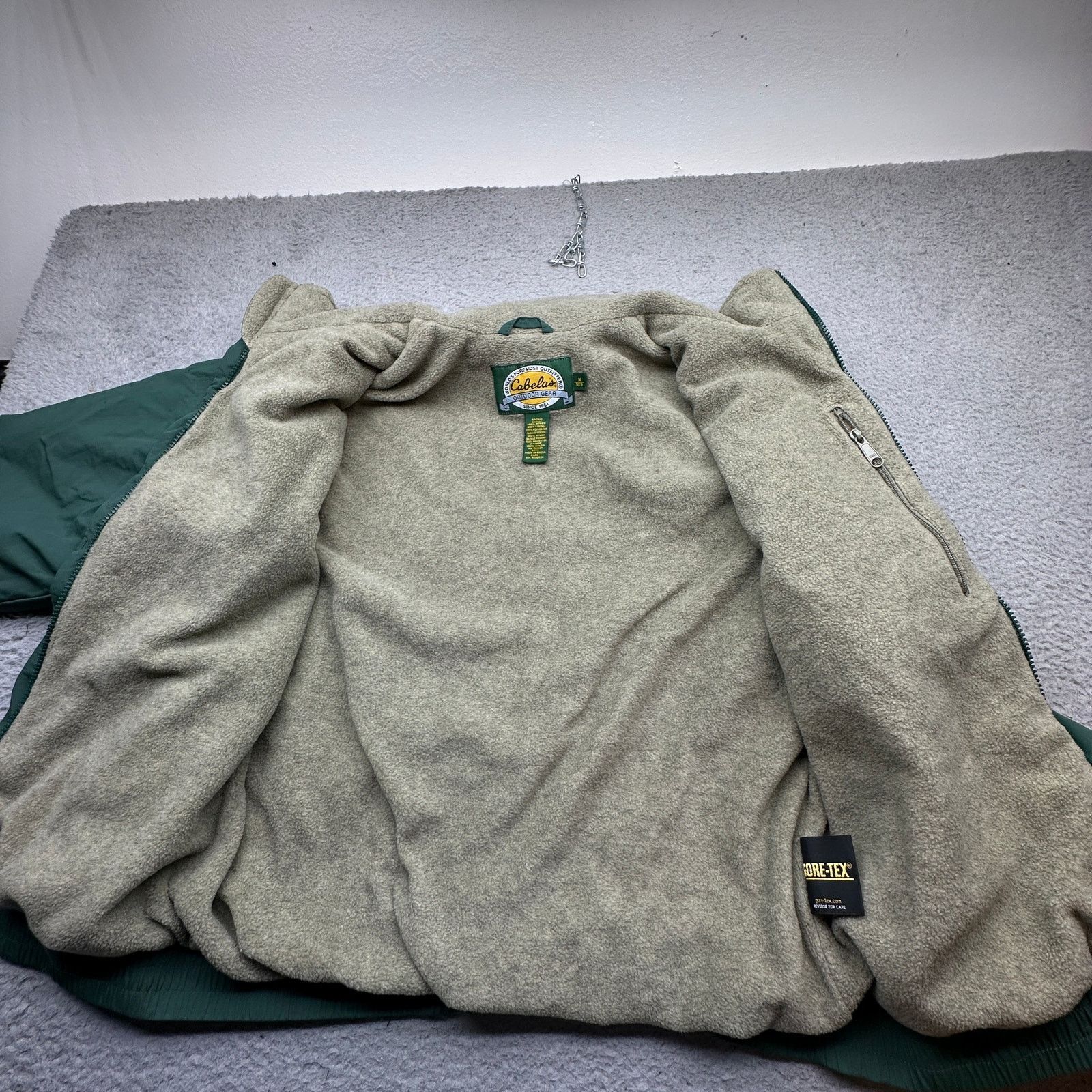 Cabelas VTG Cabelas Gore-Tex Northern Fleece Lined Jacket Medium Size US M / EU 48-50 / 2 - 9 Thumbnail