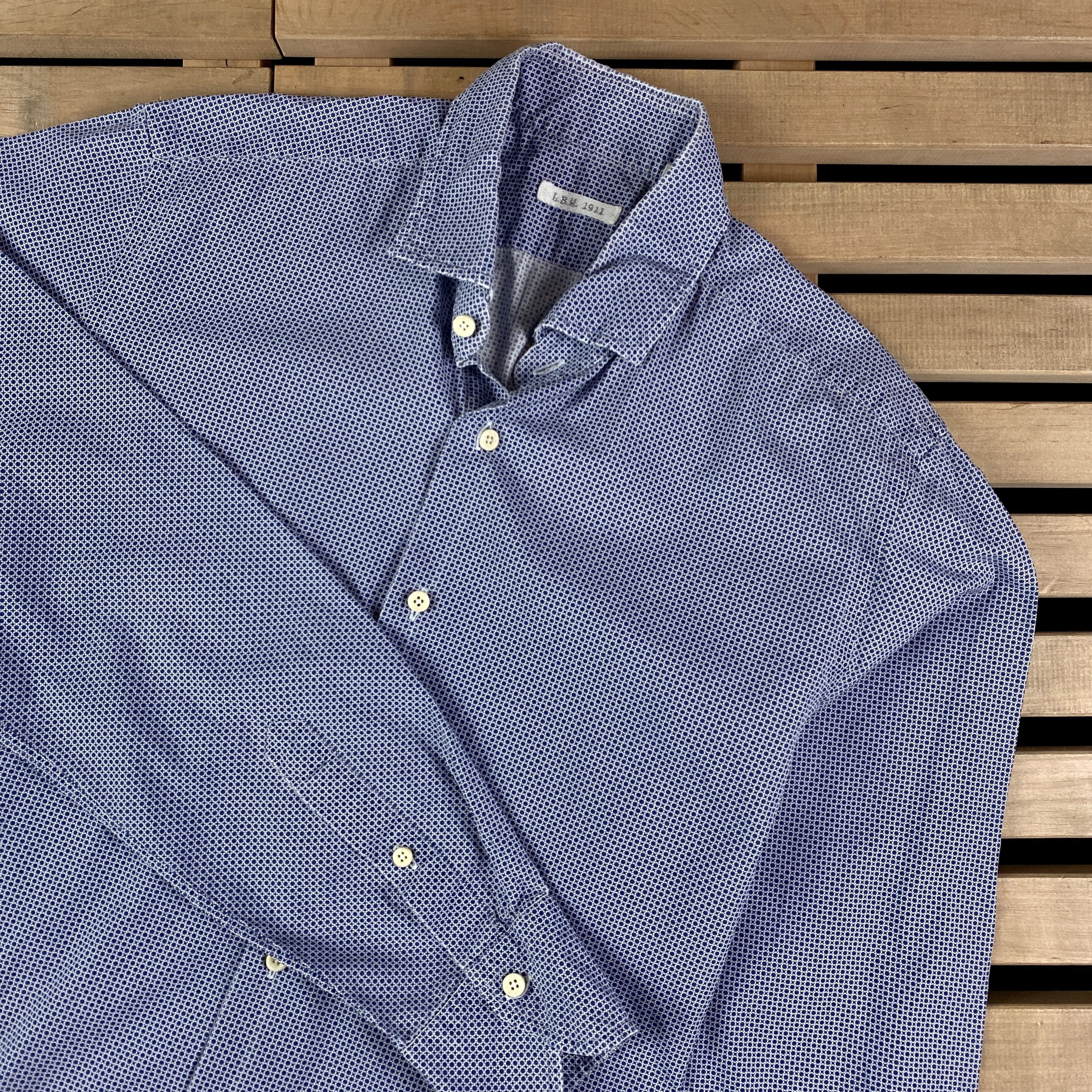 L.B.M. 1911 Mens Long Sleeve Shirts L.B.M. 1911 Size 39 Cotton Size US M / EU 48-50 / 2 - 2 Thumbnail