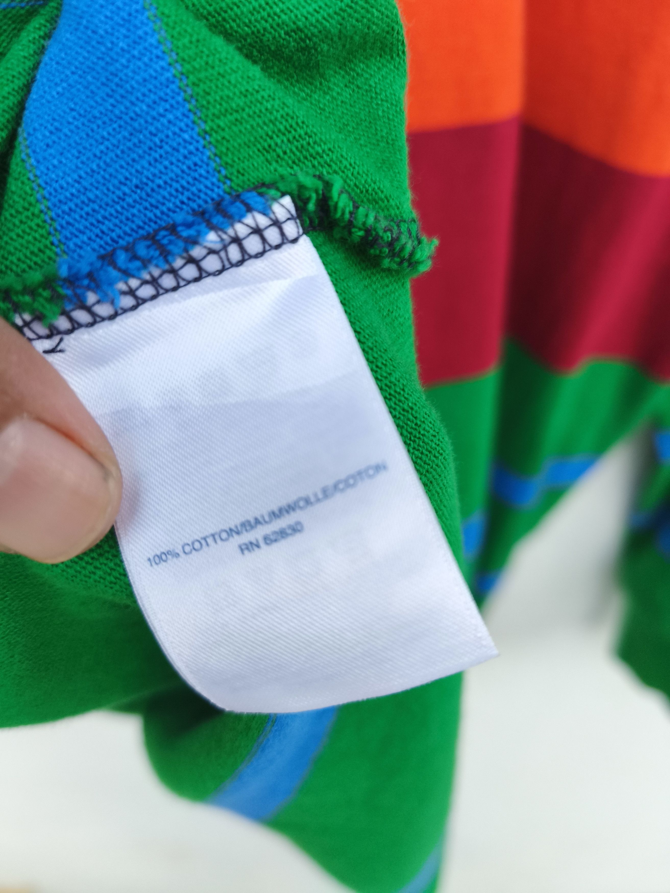 Lands' End Y2k Lands End Polo Rugby stripes multicolor Size US L / EU 52-54 / 3 - 8 Thumbnail