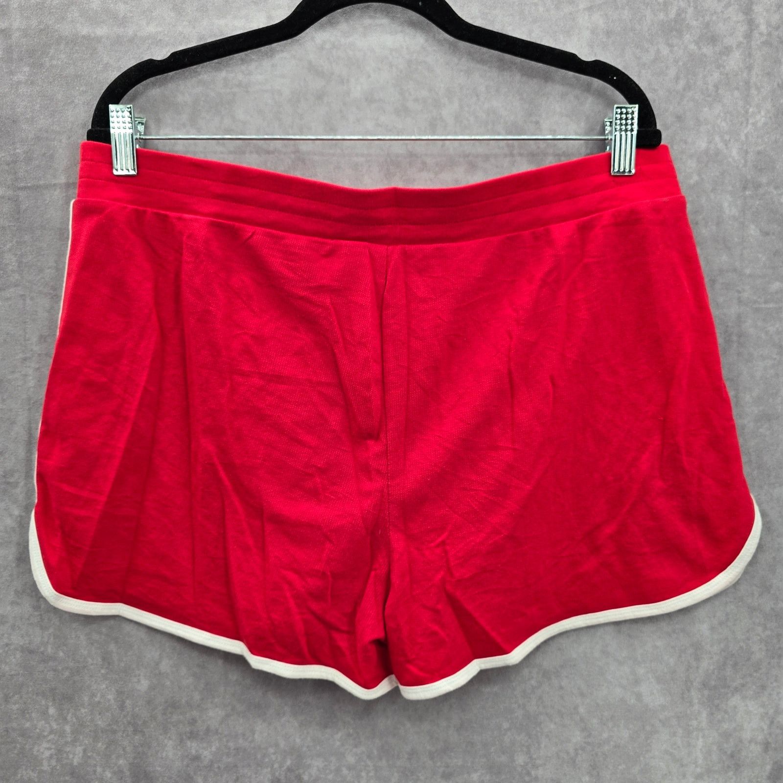 Other No Boundaries Red White Lounge Stretch Shorts Plus XL 15-17 Size 38" / US 16 / IT 52 - 2 Thumbnail