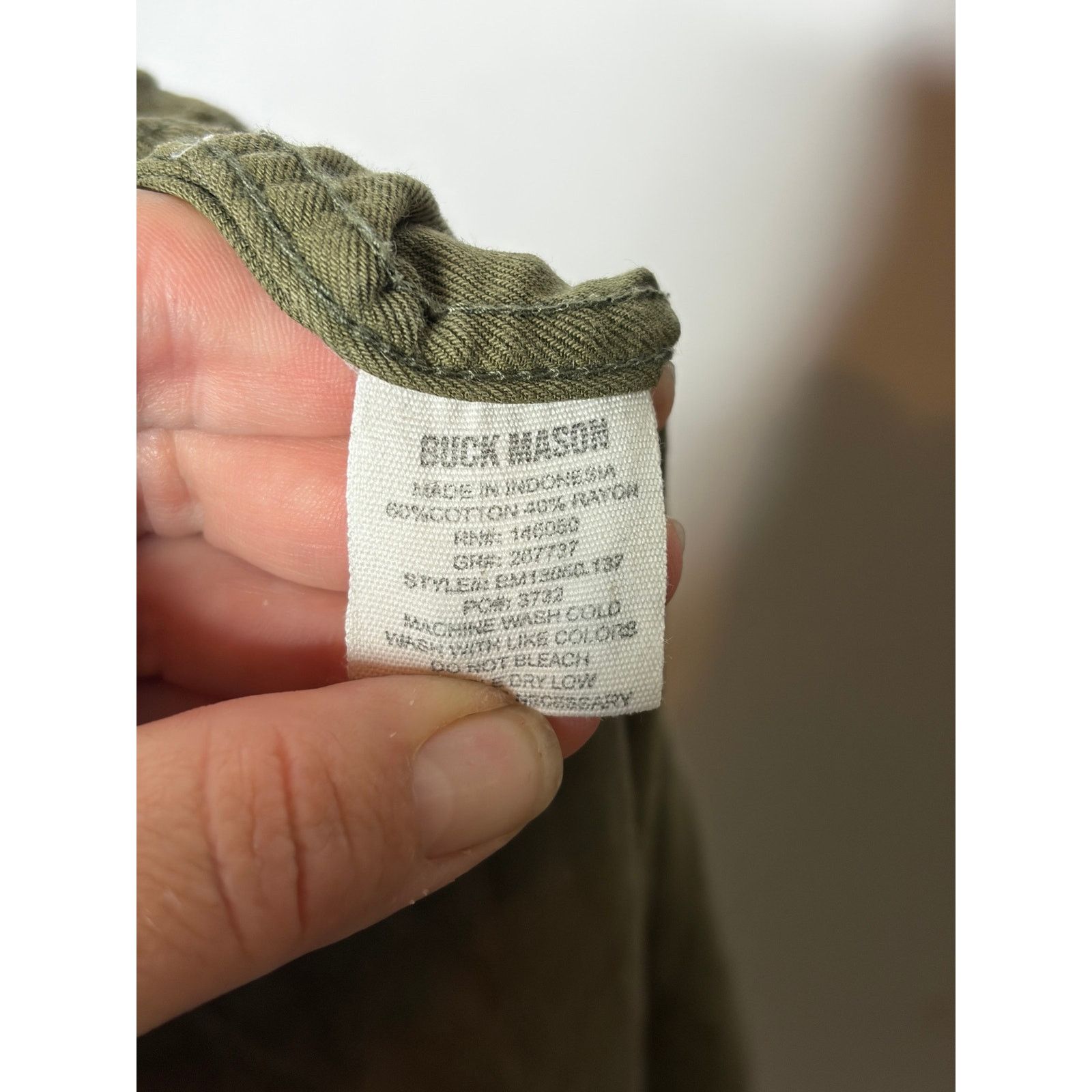 Buck Mason Buck Mason Olive green button down shirt sz M Size US M / EU 48-50 / 2 - 6 Thumbnail