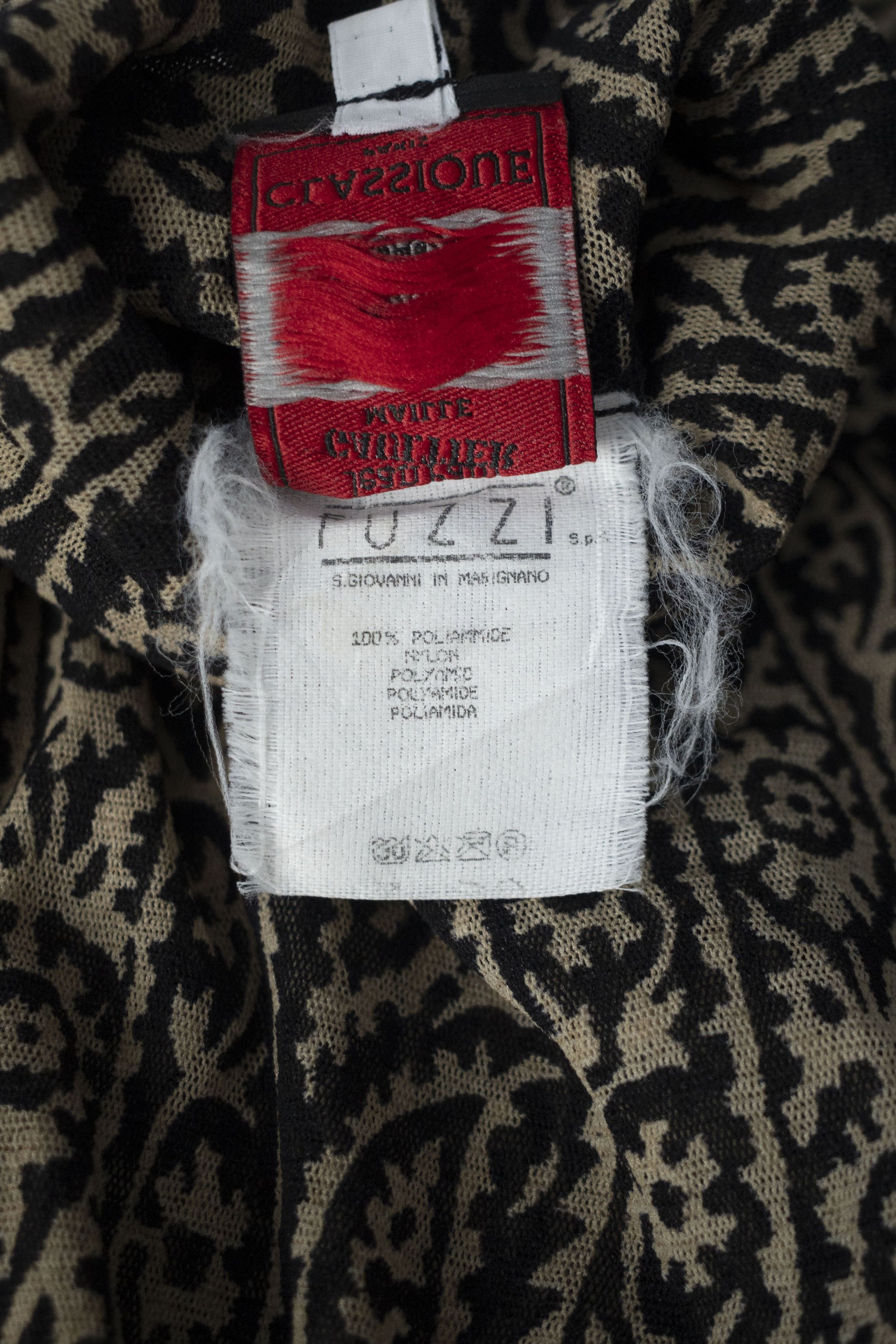 Jean Paul Gaultier Jean Paul Gaultier Classique Printed Mesh Top Size M / US 6-8 / IT 42-44 - 7 Thumbnail