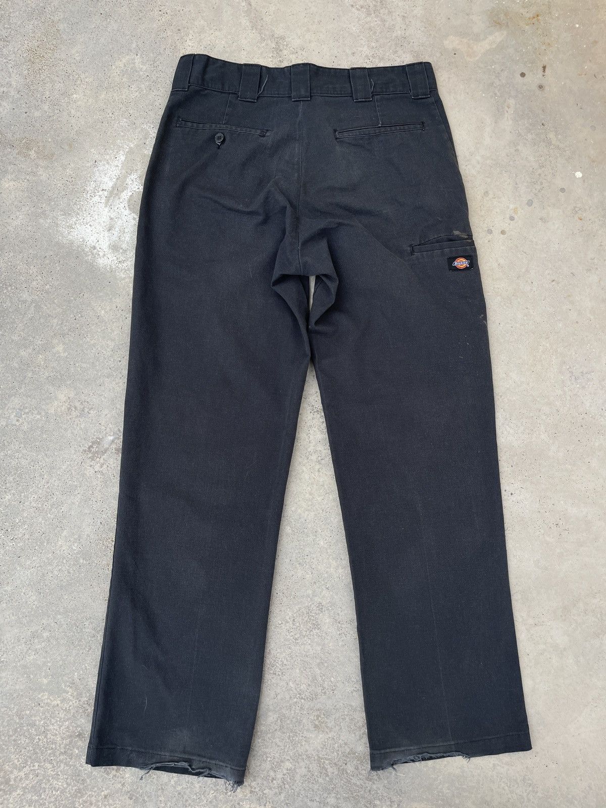 Carhartt × Dickies × Vintage Vintage Faded Distressed Dickies Black Pants Size US 33 - 3 Thumbnail