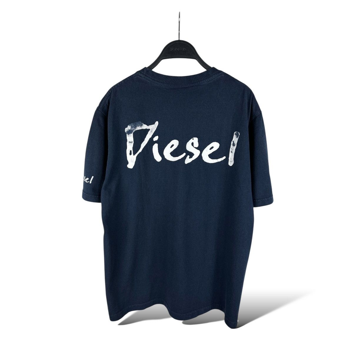 Diesel Vintage Diesel Big Logo Double Sided T-Shirt Size US L / EU 52-54 / 3 - 11 Thumbnail