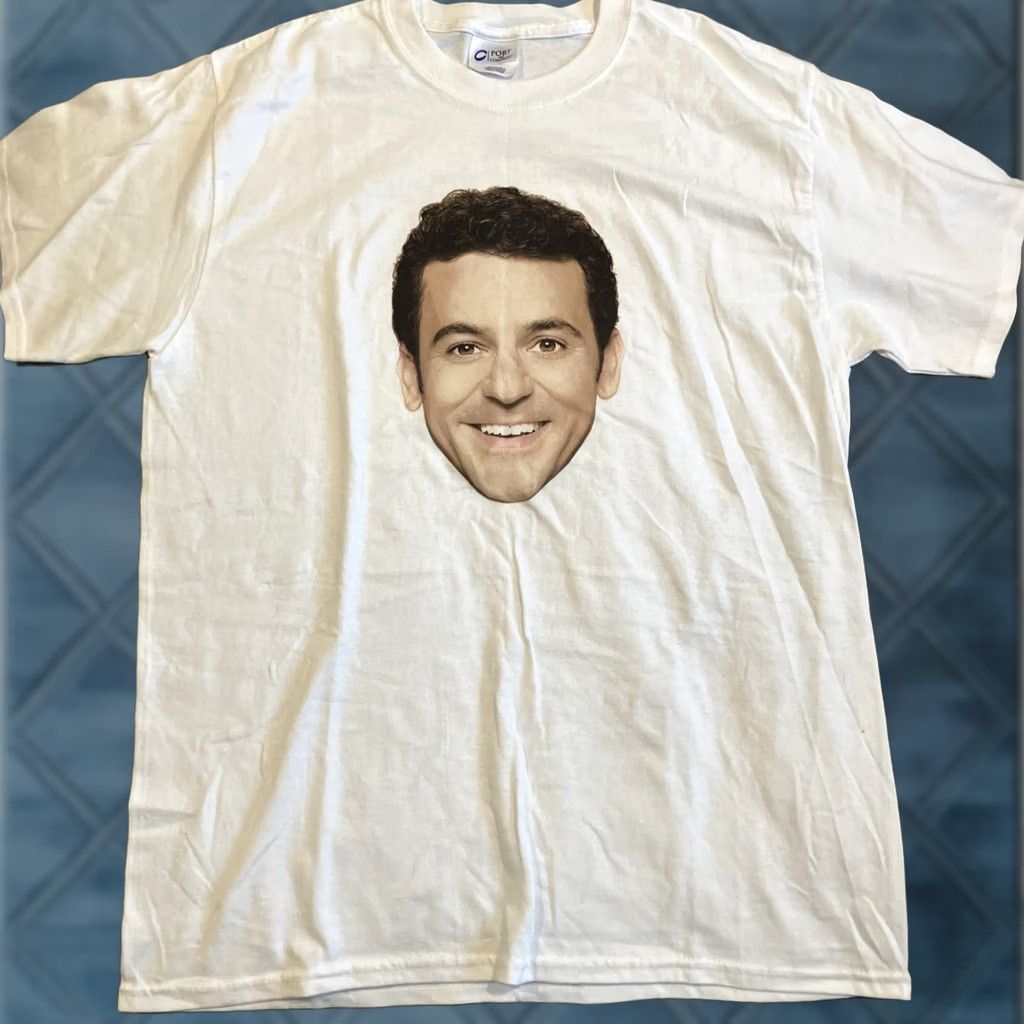 Port & Company NWOT Fred Savage The Grinder FOX Promo T Shirt The Mole Wonder Years L Men White Short Sleeve Shirt L Size US L / EU 52-54 / 3 - 1 Thumbnail