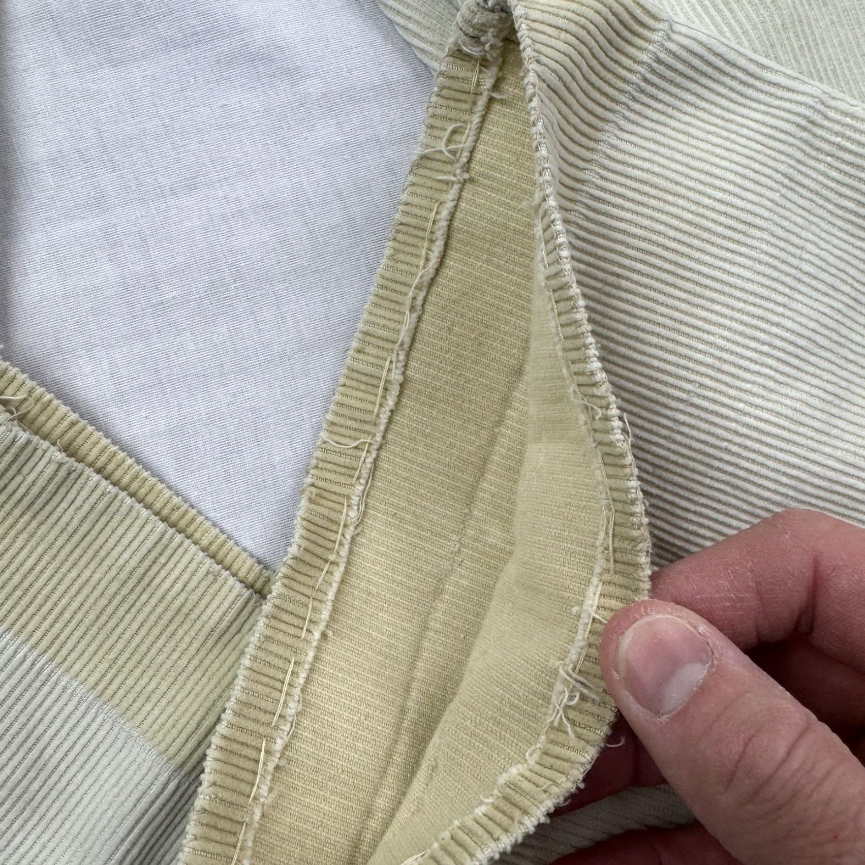 Vintage VINTAGE St Johns Bay Corduroy Pants Men 36x33 Khaki Beige 70s 80s Hipster Hippie Size US 36 / EU 52 - 7 Thumbnail
