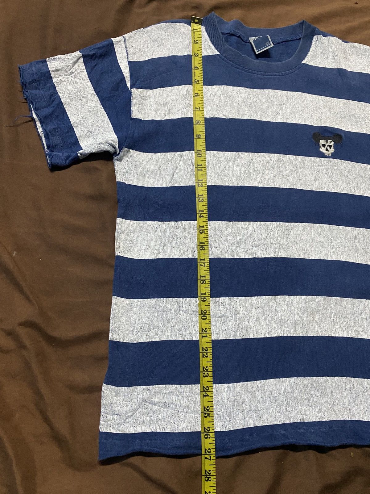 If Six Was Nine ❗️SALE❗️PPFM No Pain No Gain Distressed Stripe Tee Size US M / EU 48-50 / 2 - 9 Thumbnail