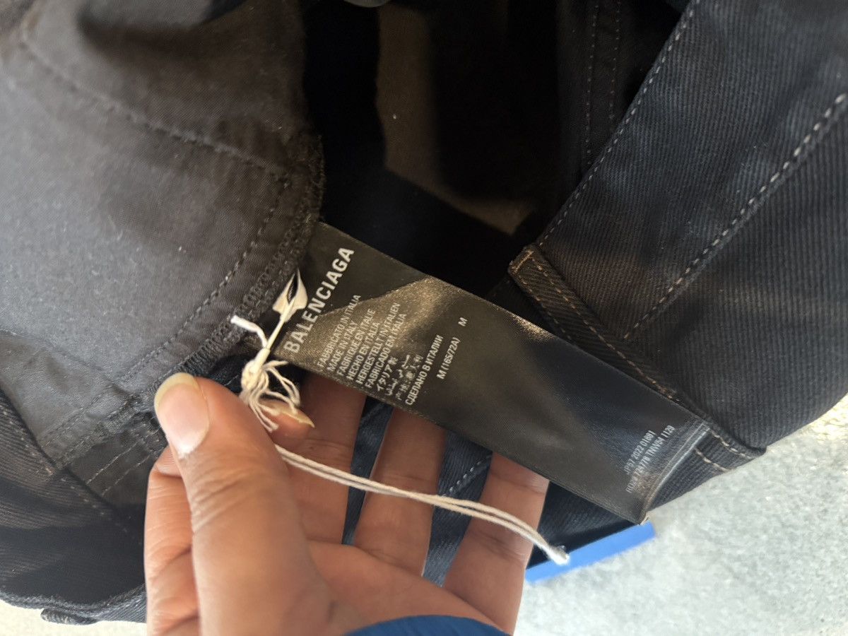 Adidas × Balenciaga Balenciaga x Adidas Black stripe Baggy Jeans Size US 32 / EU 48 - 6 Thumbnail