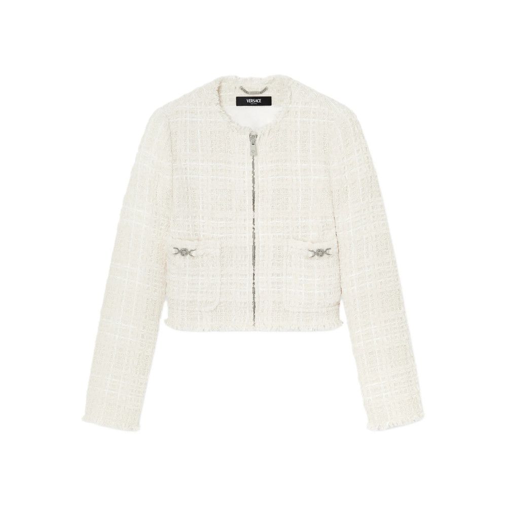 Versace Versace NEUTRALS Jackets - Cropped Jackets Size M / US 6-8 / IT 42-44 - 1 Thumbnail