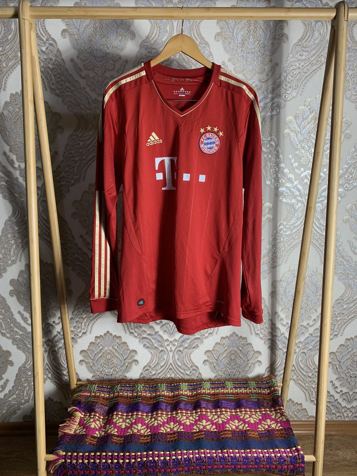 VINTAGE ADIDAS BAYERN MUNCHEN SOCCER JERSEY SLEEVE Y2K RARE