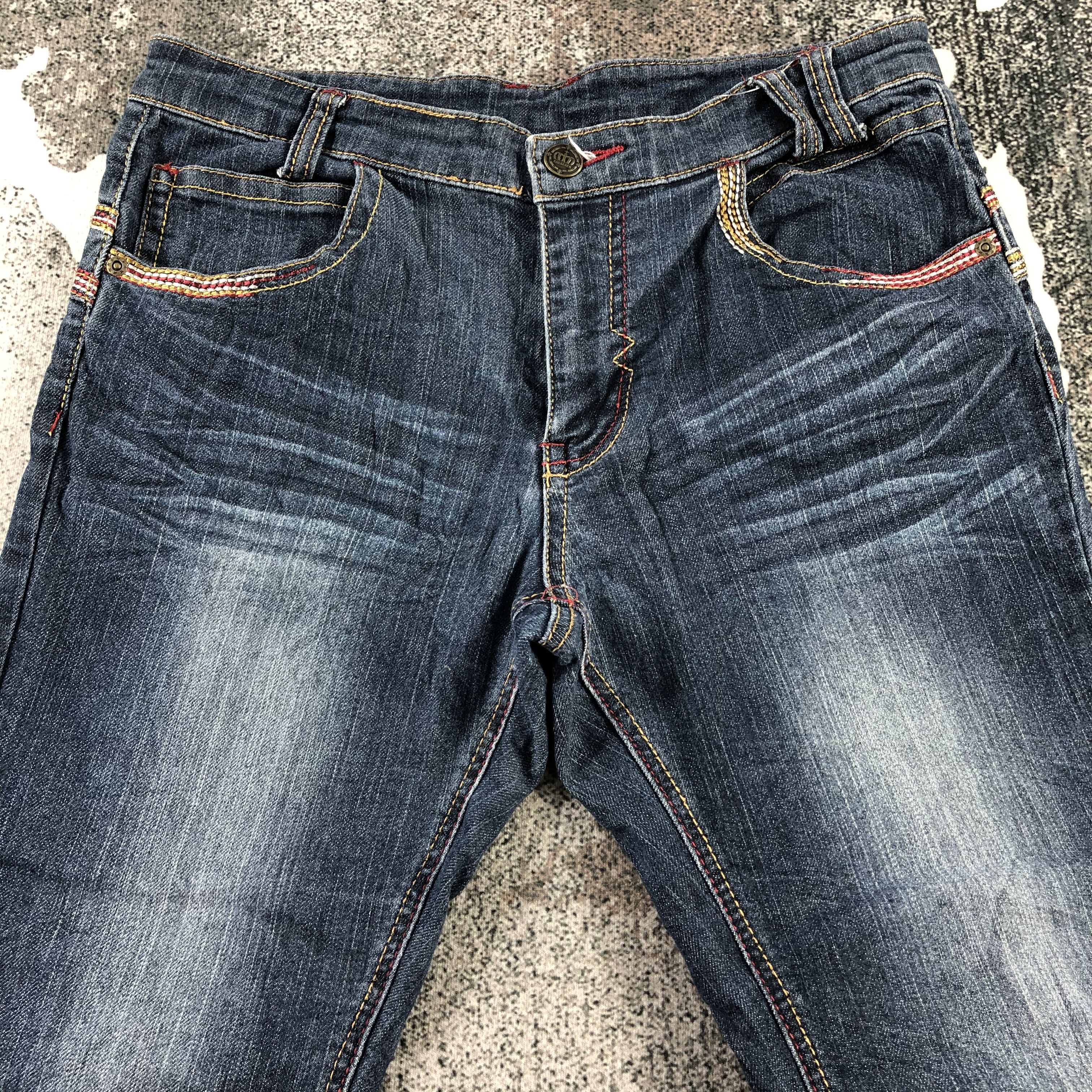 Japanese Brand Japanese Brand Denim Blue Wash Flare Jeans KJ1306 Size 32" / US 10 / IT 46 - 3 Thumbnail