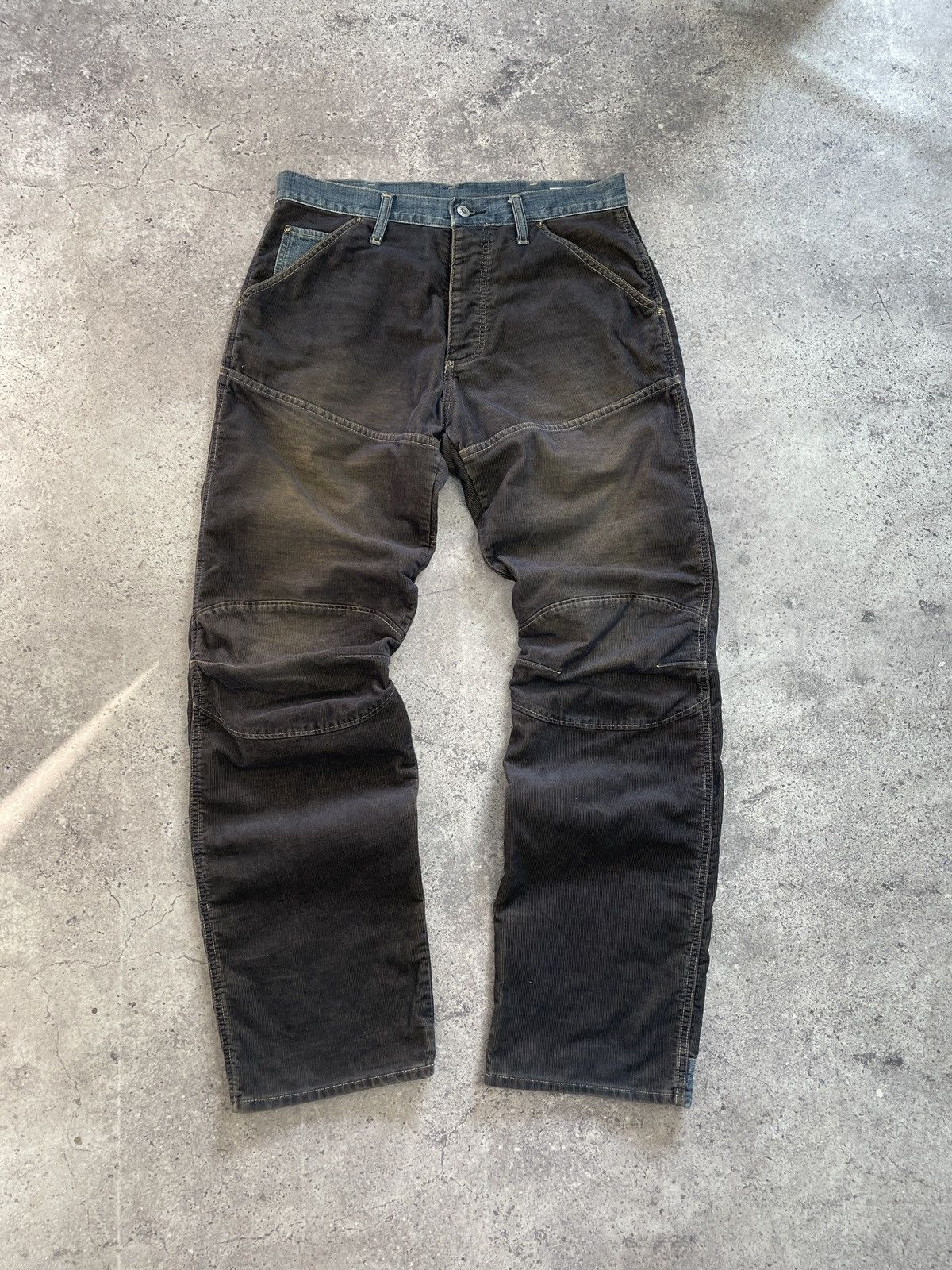 G-Star Vintage Y2K G-Star Raw Velvet Denim Baggy Fit Pants Size US 33 - 2 Thumbnail