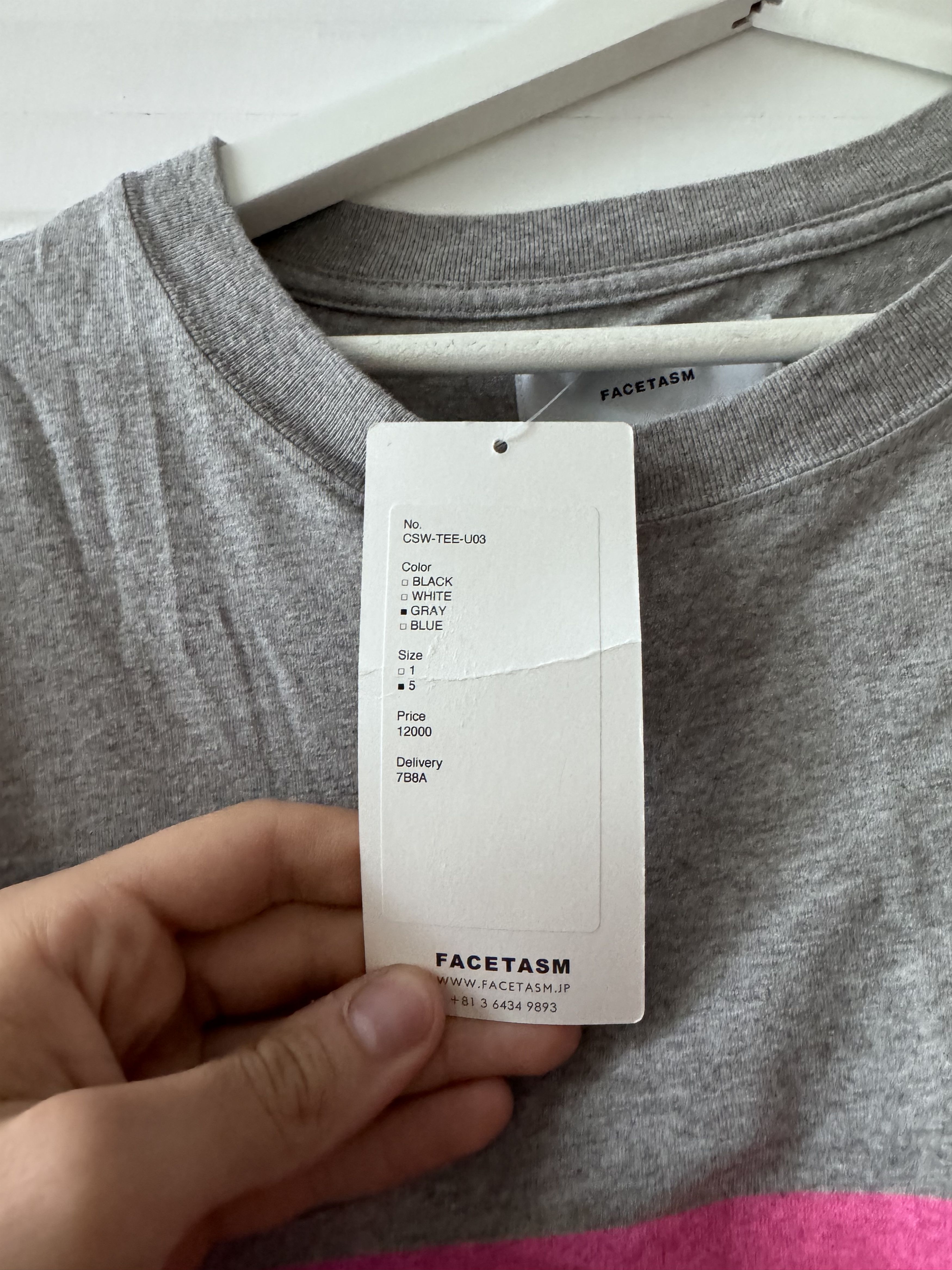 Facetasm Grey T-Shirt Size US XXL / EU 58 / 5 - 3 Thumbnail