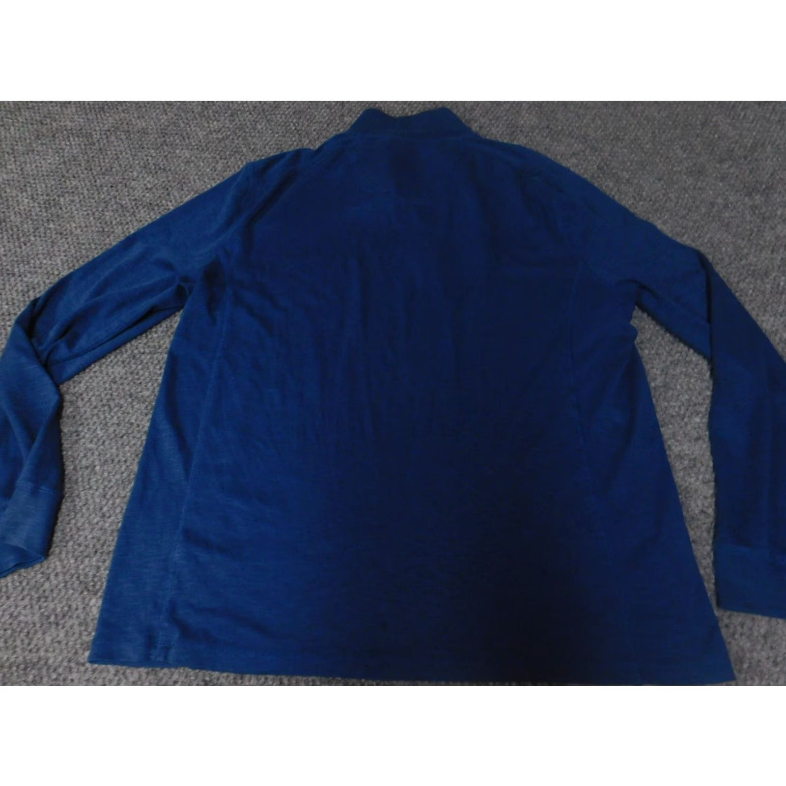 Calvin Klein Calvin Klein Mens Sweater 1/4 Zip Pullover Blue Knit V-Neck Mock Neck Regular Size M Long Sleeve Buttoned Casual Knitwear Pullover Winter Fall Size US M / EU 48-50 / 2 - 6 Thumbnail