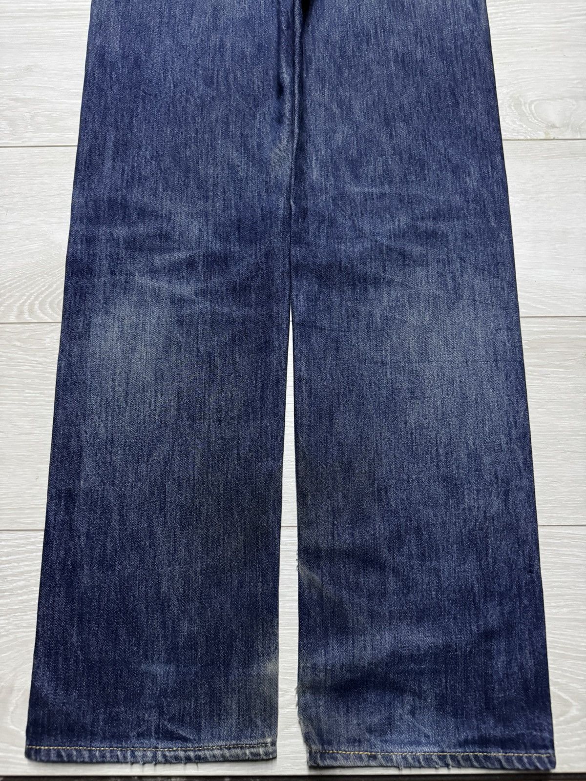 Levi's Vintage Levis 505 White Oak Cone Denim Blue Straight Jeans Size US 33 - 6 Thumbnail